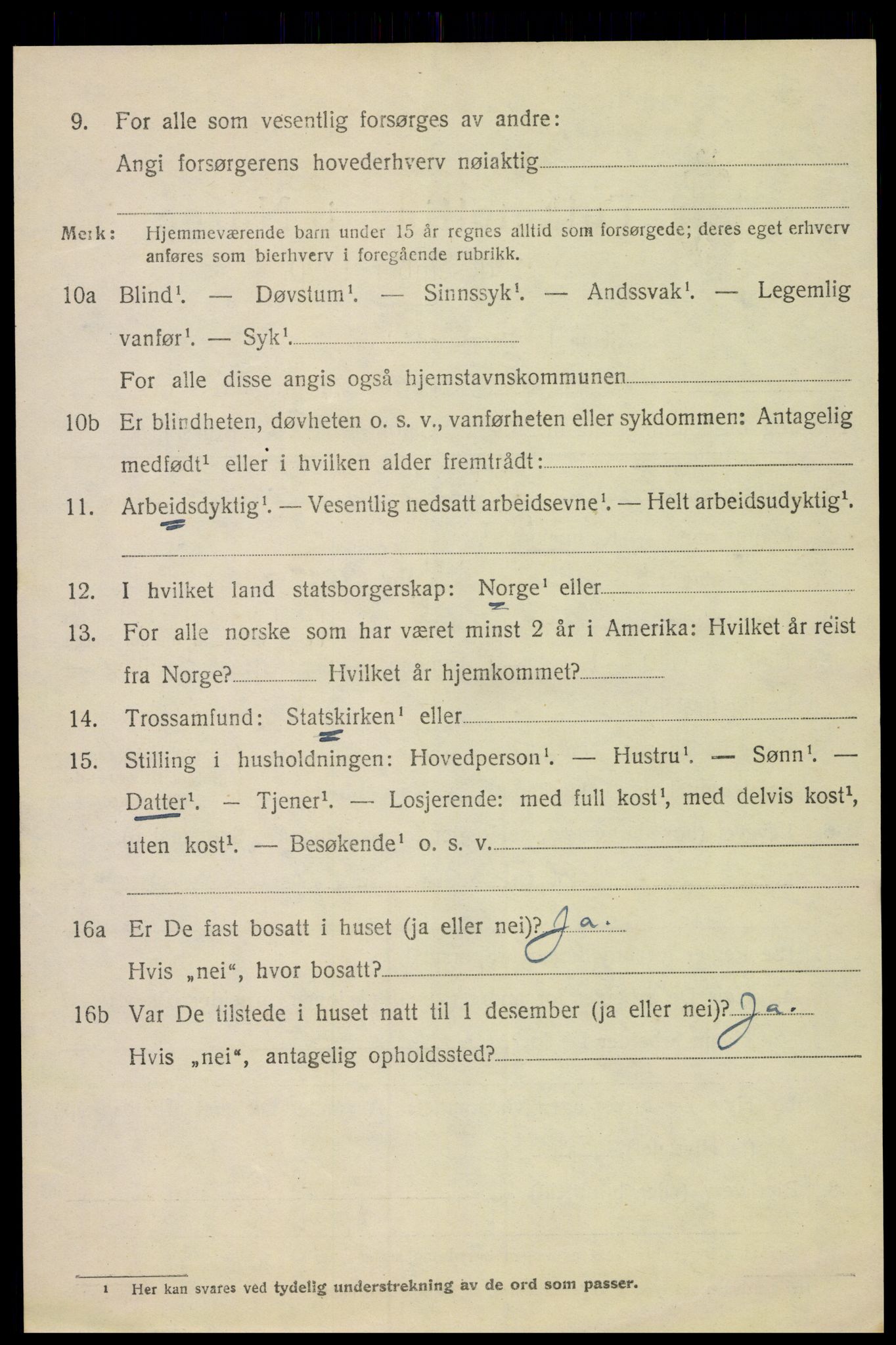 SAH, 1920 census for Nes (Hedmark), 1920, p. 7531