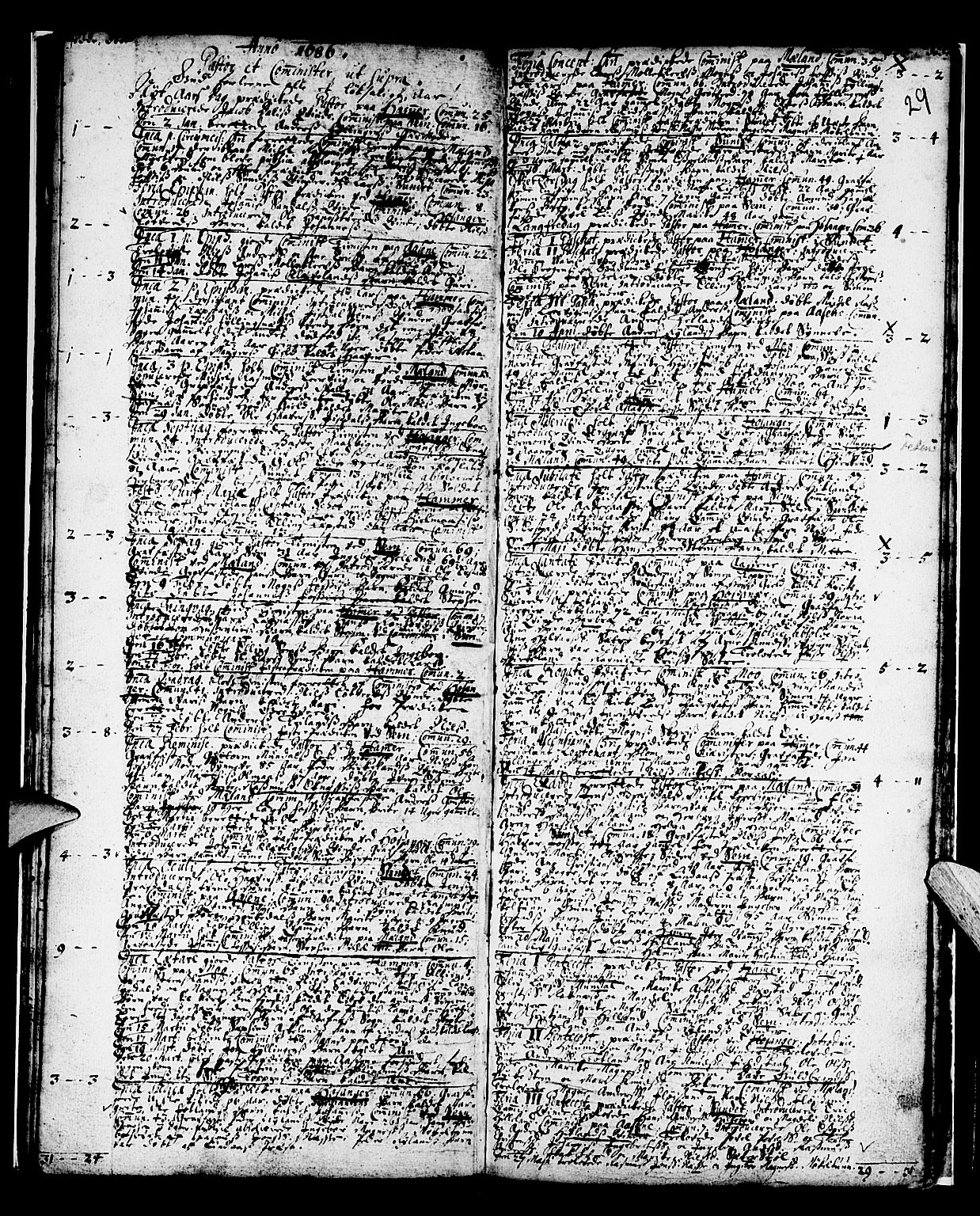 Hamre sokneprestembete, AV/SAB-A-75501/H/Ha/Haa/Haaa/L0001: Parish register (official) no. A 1, 1677-1691, p. 29