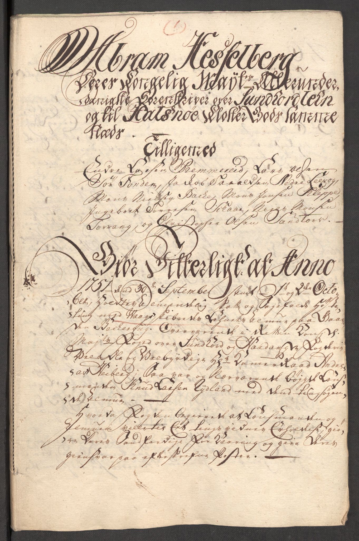 Rentekammeret inntil 1814, Reviderte regnskaper, Fogderegnskap, RA/EA-4092/R48/L3056: Fogderegnskap Sunnhordland og Hardanger, 1751, p. 100