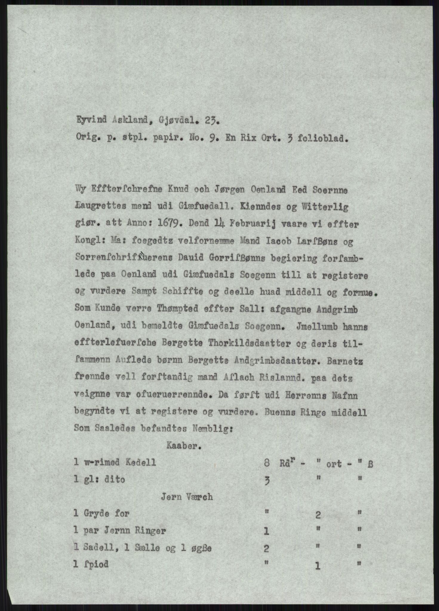 Samlinger til kildeutgivelse, Diplomavskriftsamlingen, AV/RA-EA-4053/H/Ha, p. 278