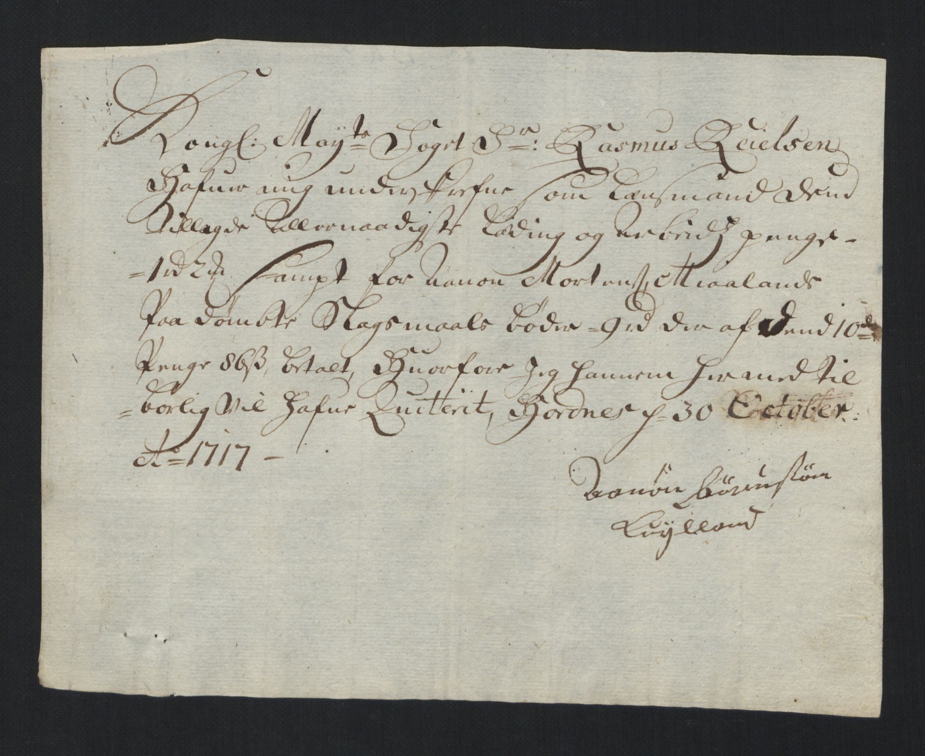 Rentekammeret inntil 1814, Reviderte regnskaper, Fogderegnskap, RA/EA-4092/R40/L2452: Fogderegnskap Råbyggelag, 1716-1717, p. 317