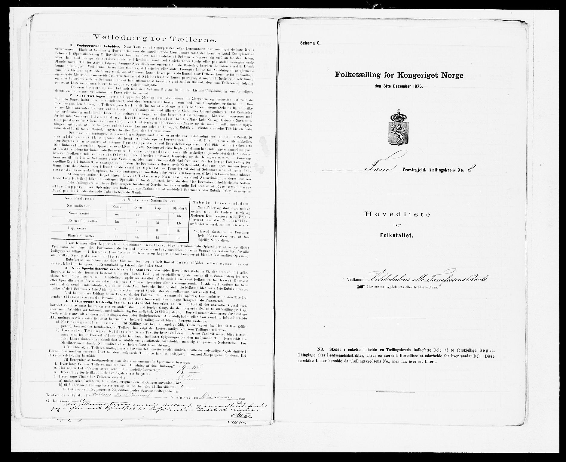 SAB, 1875 census for 1249P Fana, 1875, p. 24