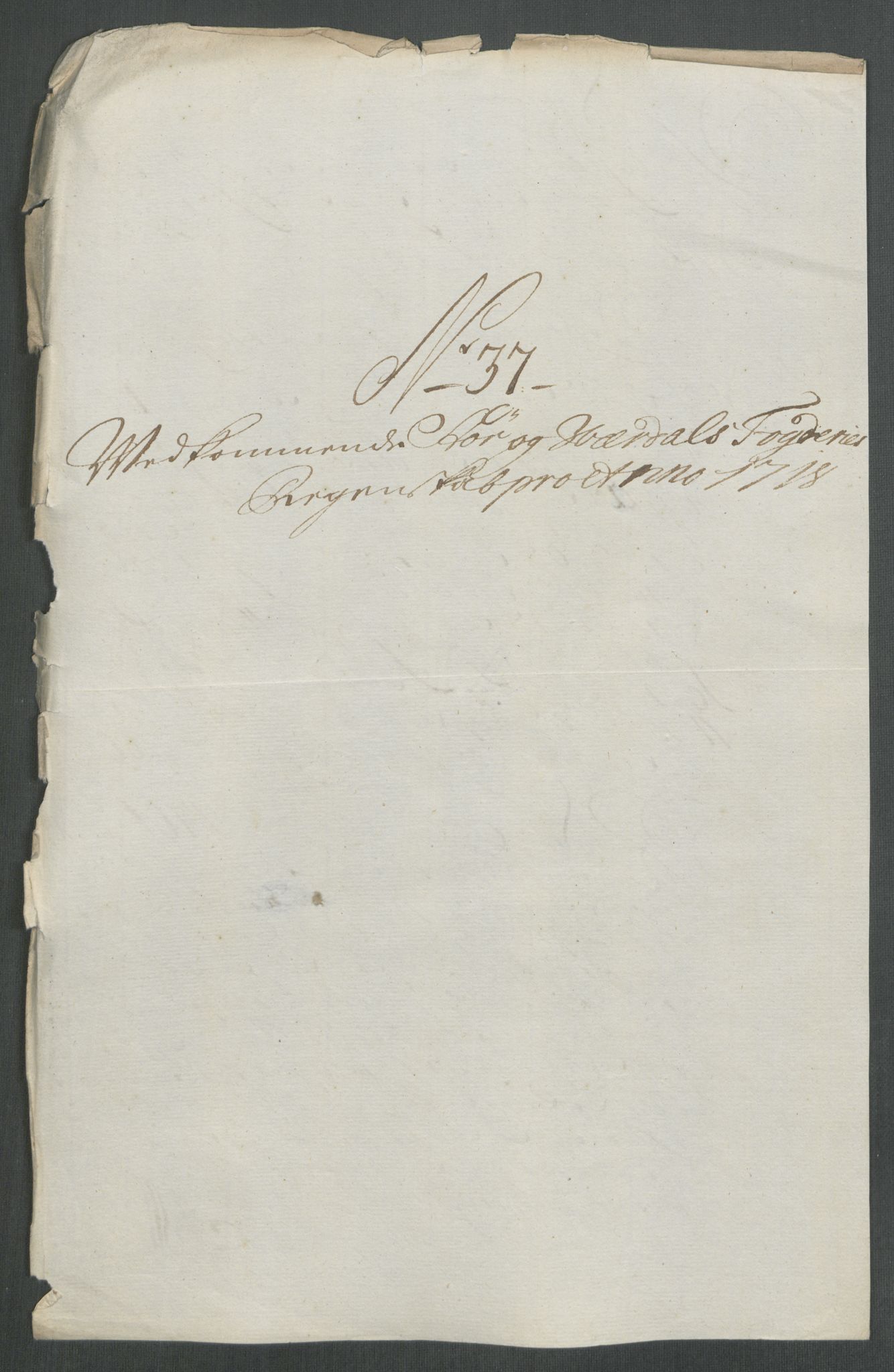 Rentekammeret inntil 1814, Reviderte regnskaper, Fogderegnskap, RA/EA-4092/R62/L4208: Fogderegnskap Stjørdal og Verdal, 1718, p. 314