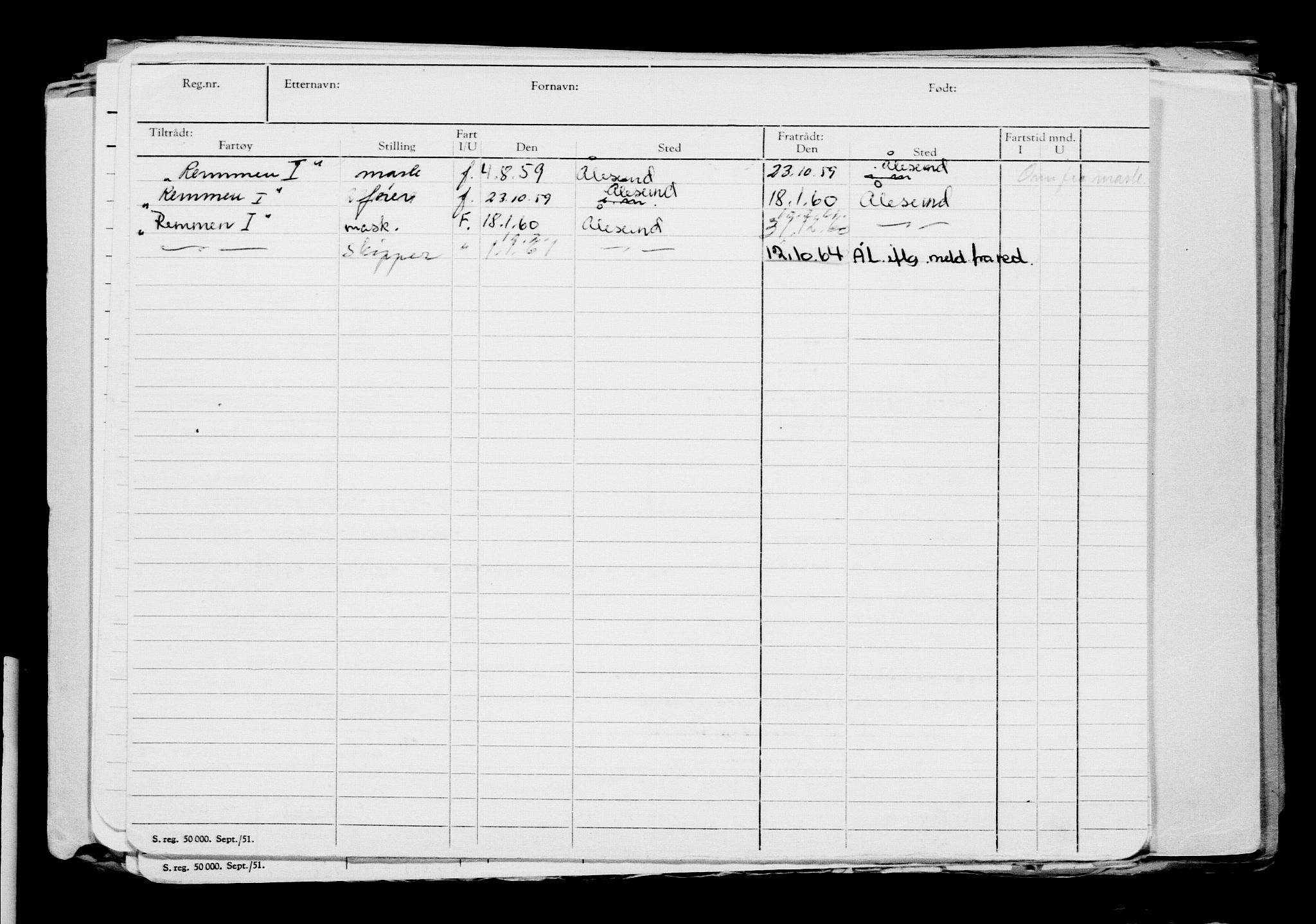 Direktoratet for sjømenn, RA/S-3545/G/Gb/L0118: Hovedkort, 1914, p. 238