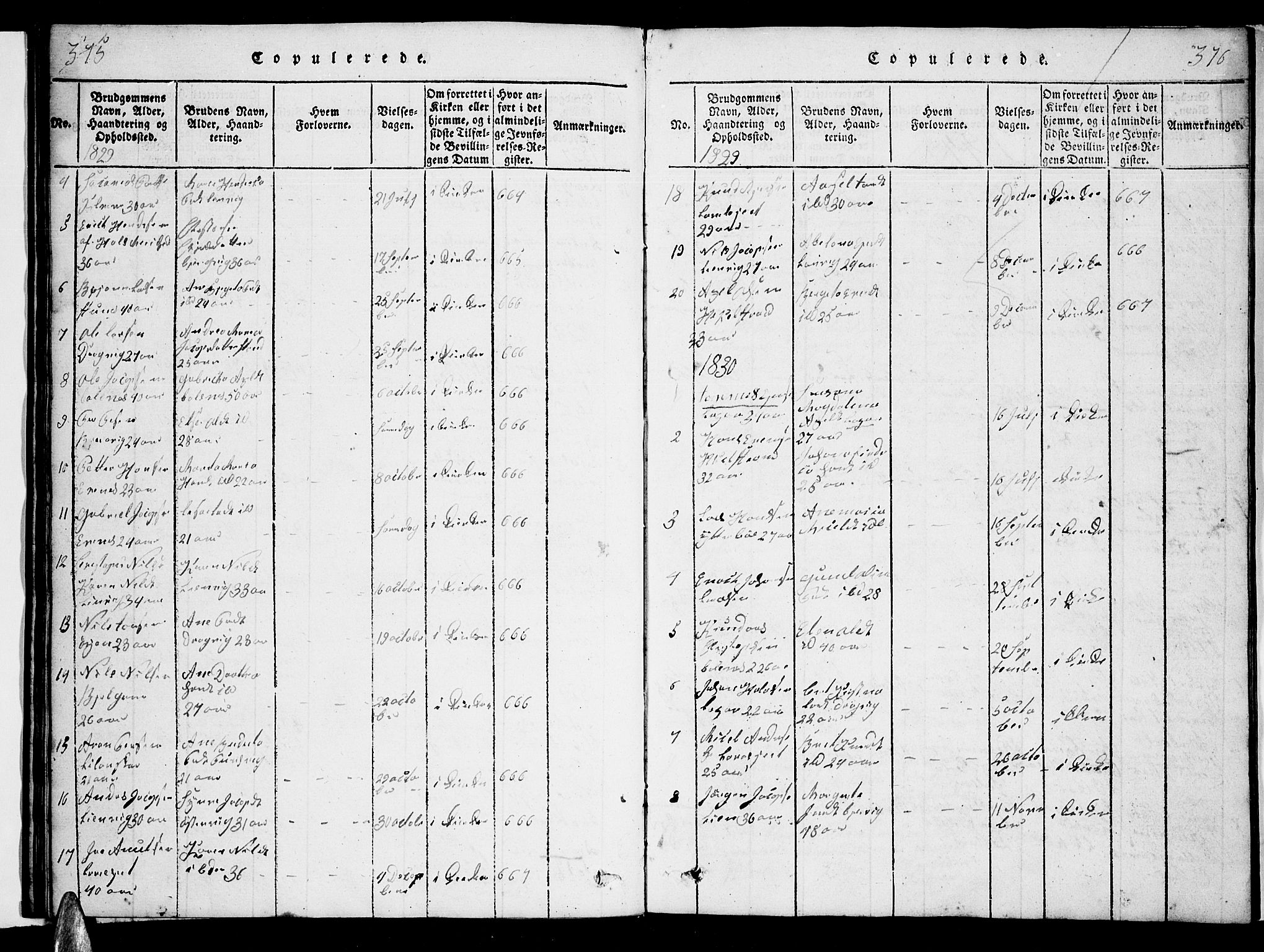 Ministerialprotokoller, klokkerbøker og fødselsregistre - Nordland, AV/SAT-A-1459/863/L0911: Parish register (copy) no. 863C01, 1821-1858, p. 375-376