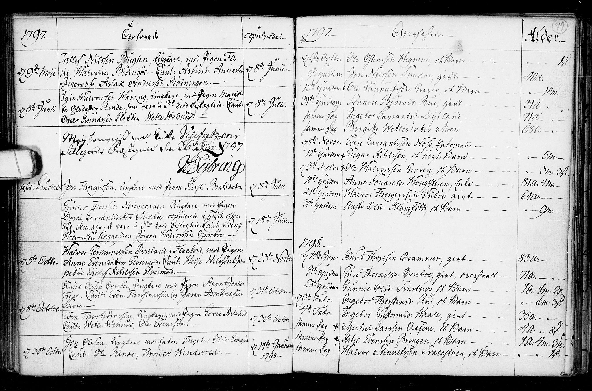 Seljord kirkebøker, SAKO/A-20/F/Fa/L0008: Parish register (official) no. I 8, 1755-1814, p. 99