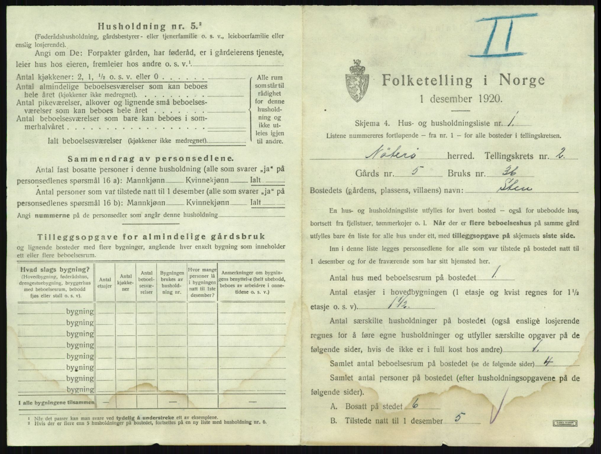 SAKO, 1920 census for Nøtterøy, 1920, p. 255