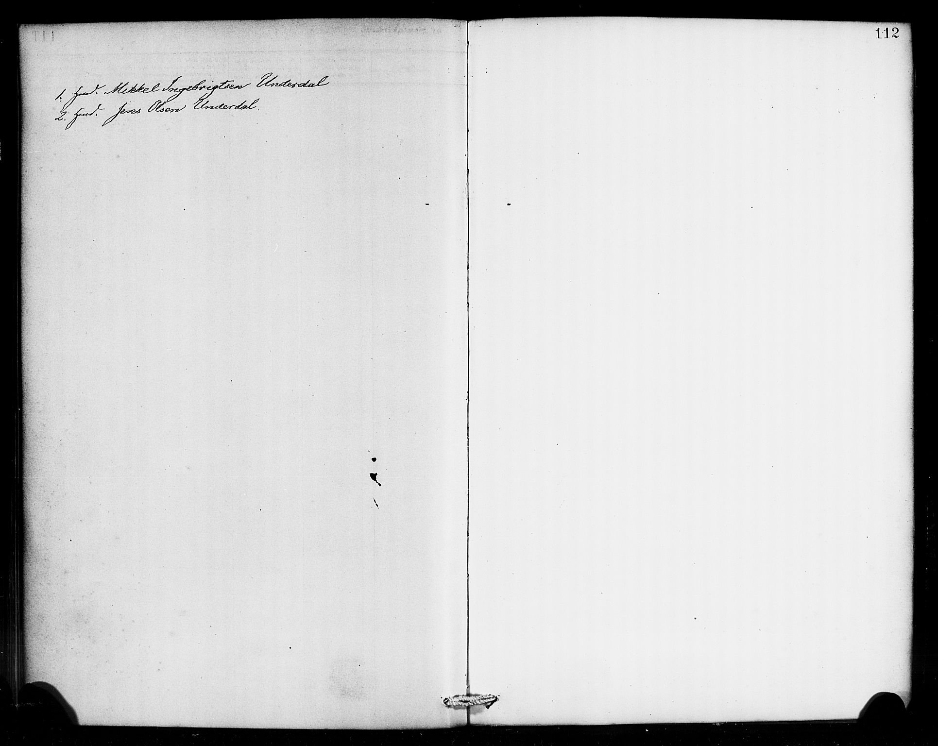 Aurland sokneprestembete, SAB/A-99937/H/Ha/Hae/L0001: Parish register (official) no. E 1, 1880-1907, p. 112