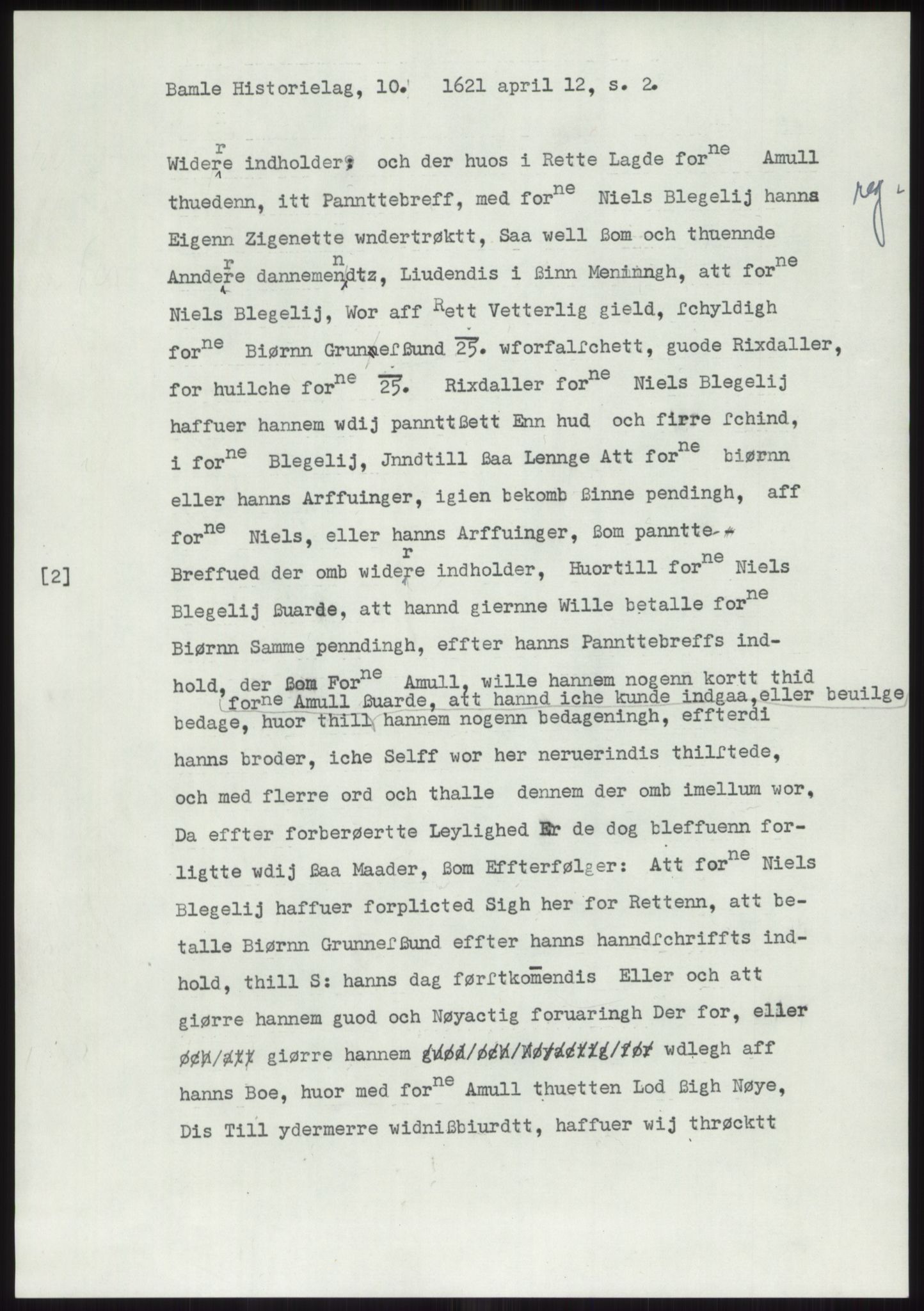 Samlinger til kildeutgivelse, Diplomavskriftsamlingen, AV/RA-EA-4053/H/Ha, p. 1373