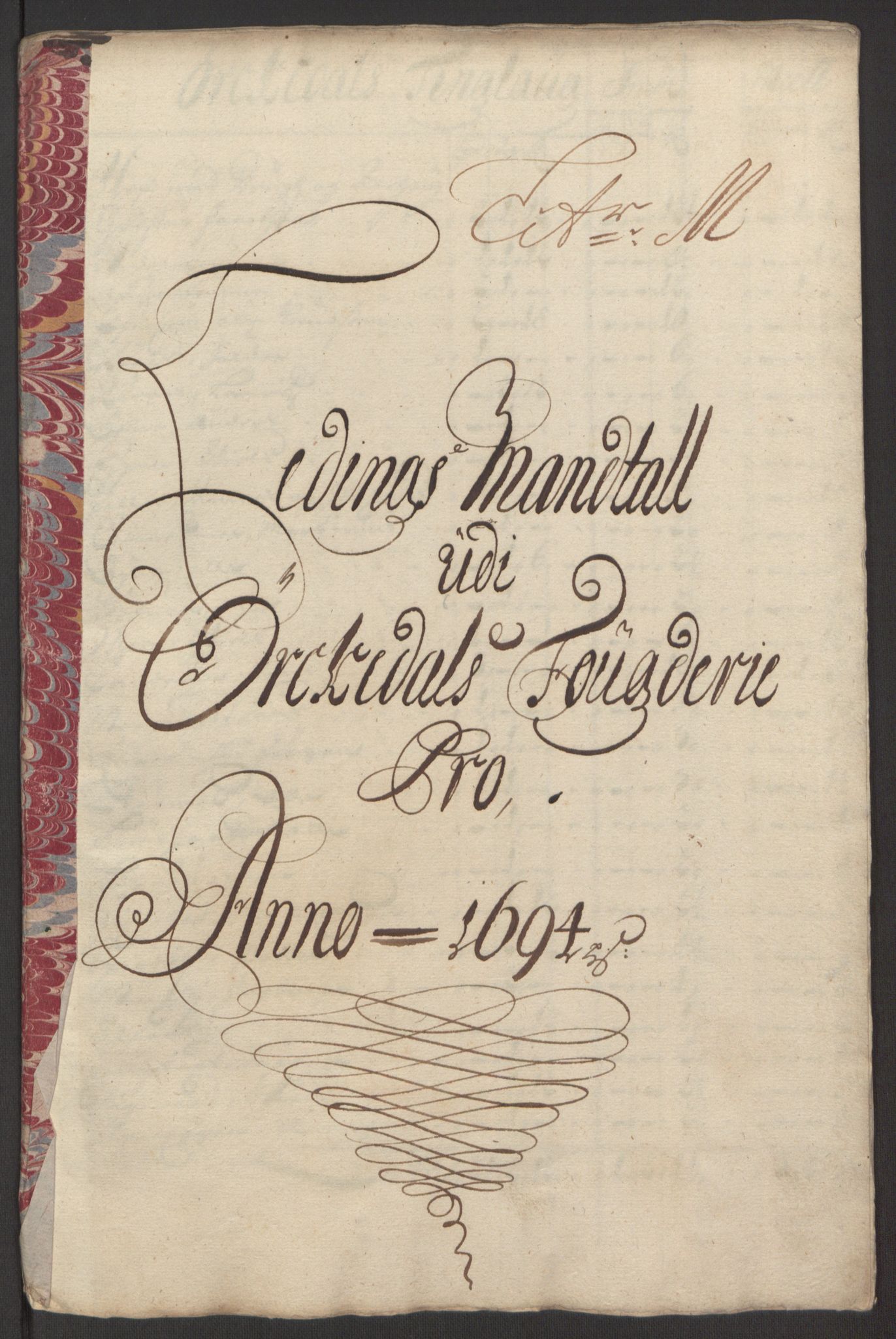 Rentekammeret inntil 1814, Reviderte regnskaper, Fogderegnskap, RA/EA-4092/R60/L3944: Fogderegnskap Orkdal og Gauldal, 1694, p. 141