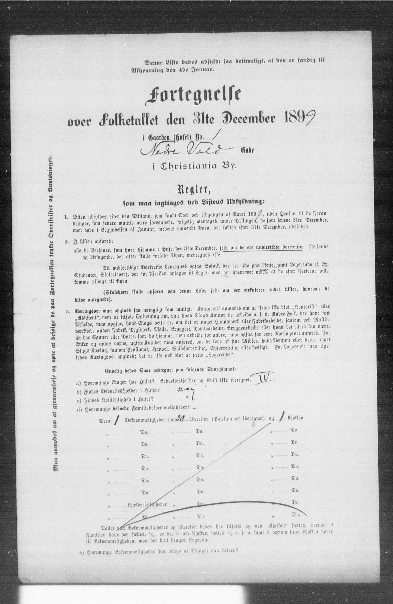 OBA, Municipal Census 1899 for Kristiania, 1899, p. 9037