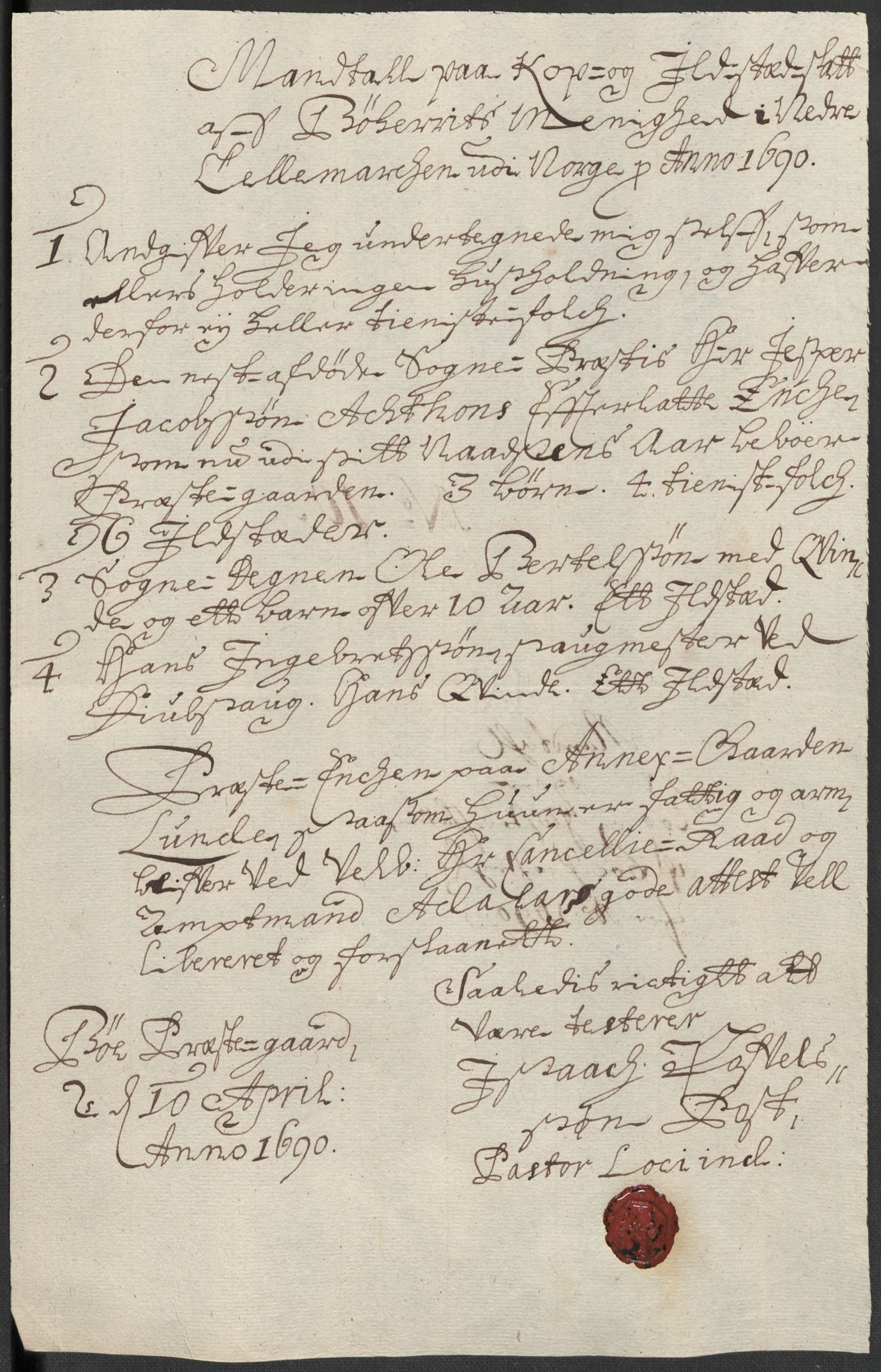 Rentekammeret inntil 1814, Reviderte regnskaper, Fogderegnskap, AV/RA-EA-4092/R35/L2089: Fogderegnskap Øvre og Nedre Telemark, 1690-1692, p. 141