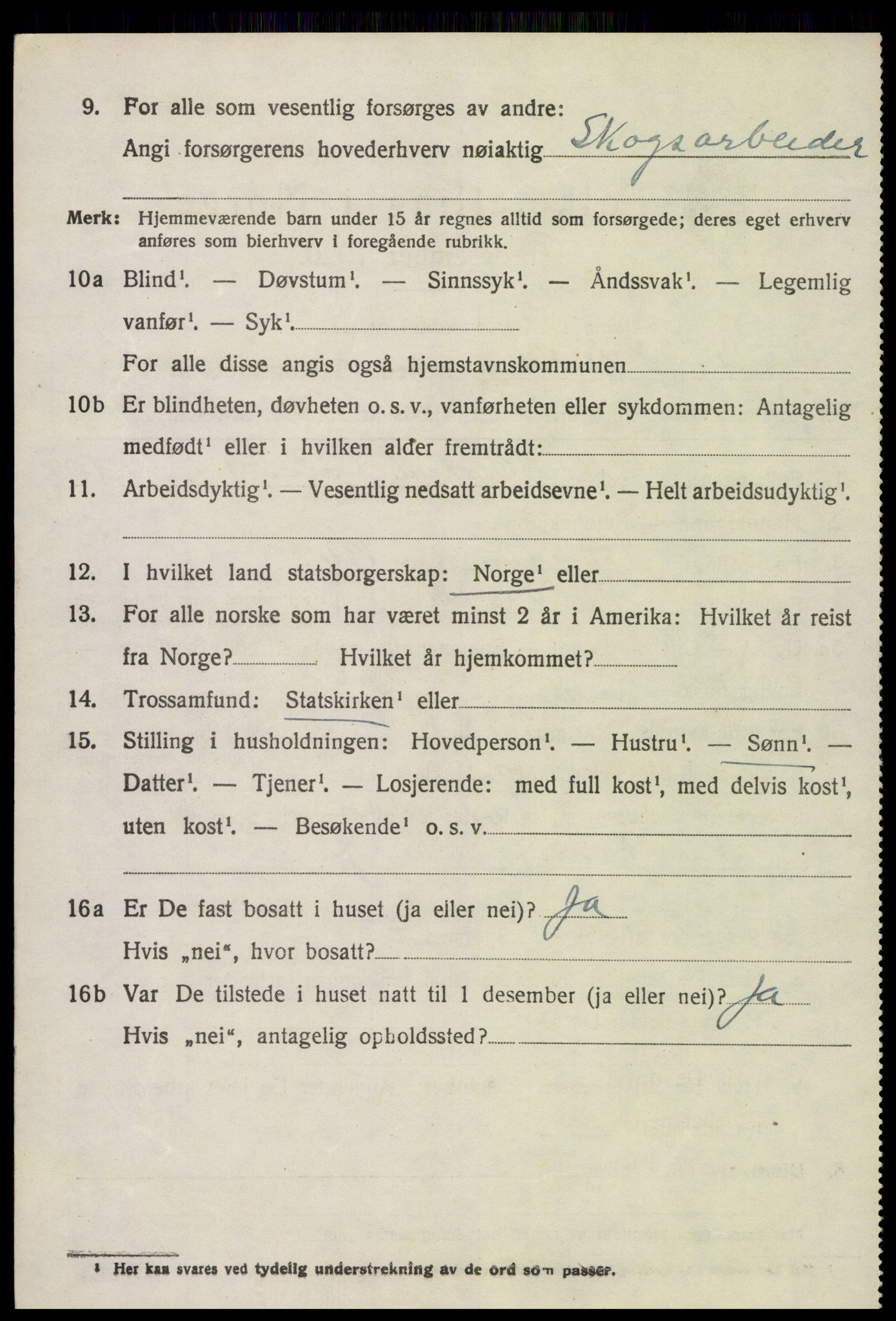 SAH, 1920 census for Nord-Odal, 1920, p. 4640