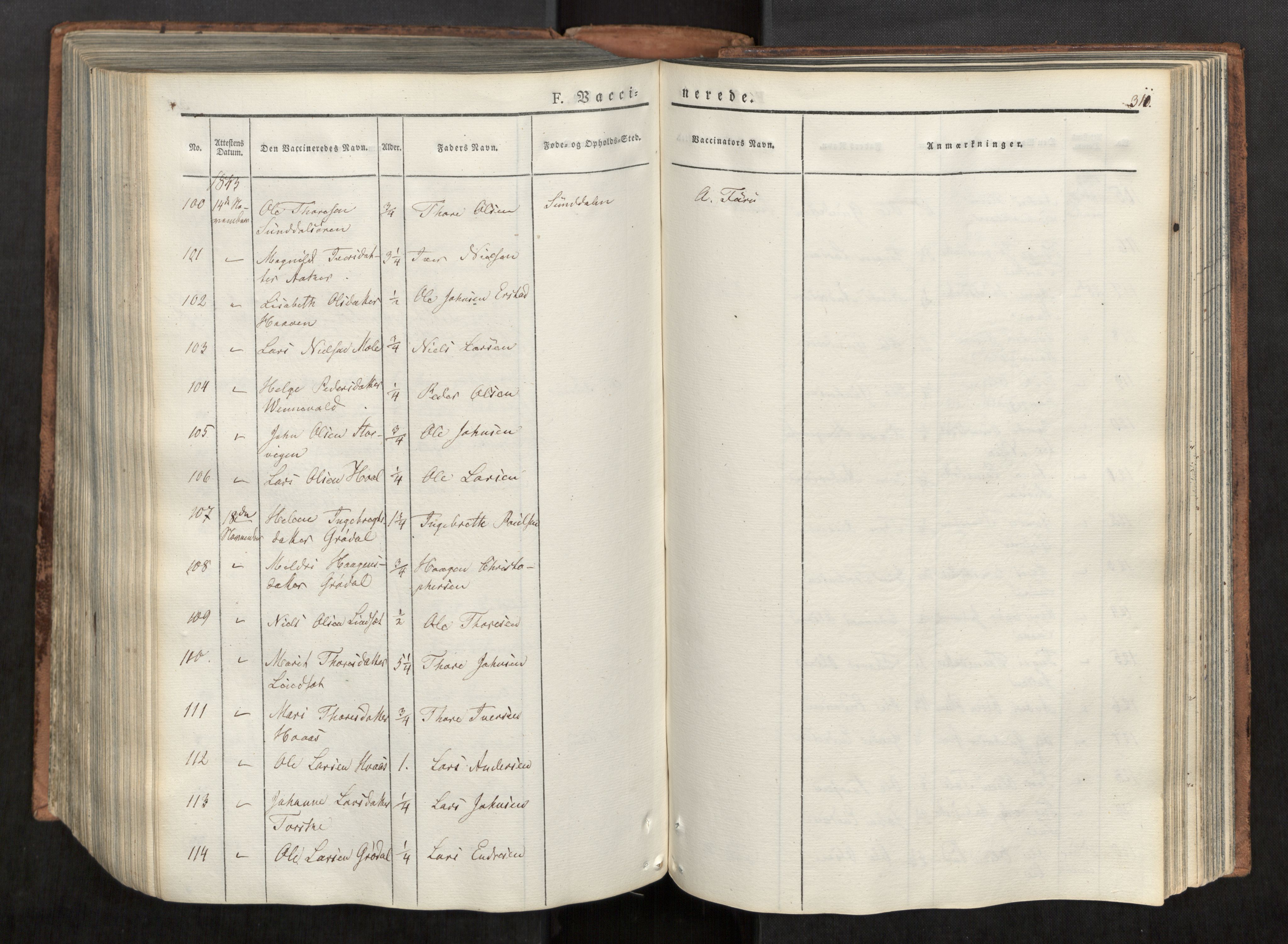 Ministerialprotokoller, klokkerbøker og fødselsregistre - Møre og Romsdal, AV/SAT-A-1454/590/L1012: Parish register (official) no. 590A04, 1832-1846, p. 311