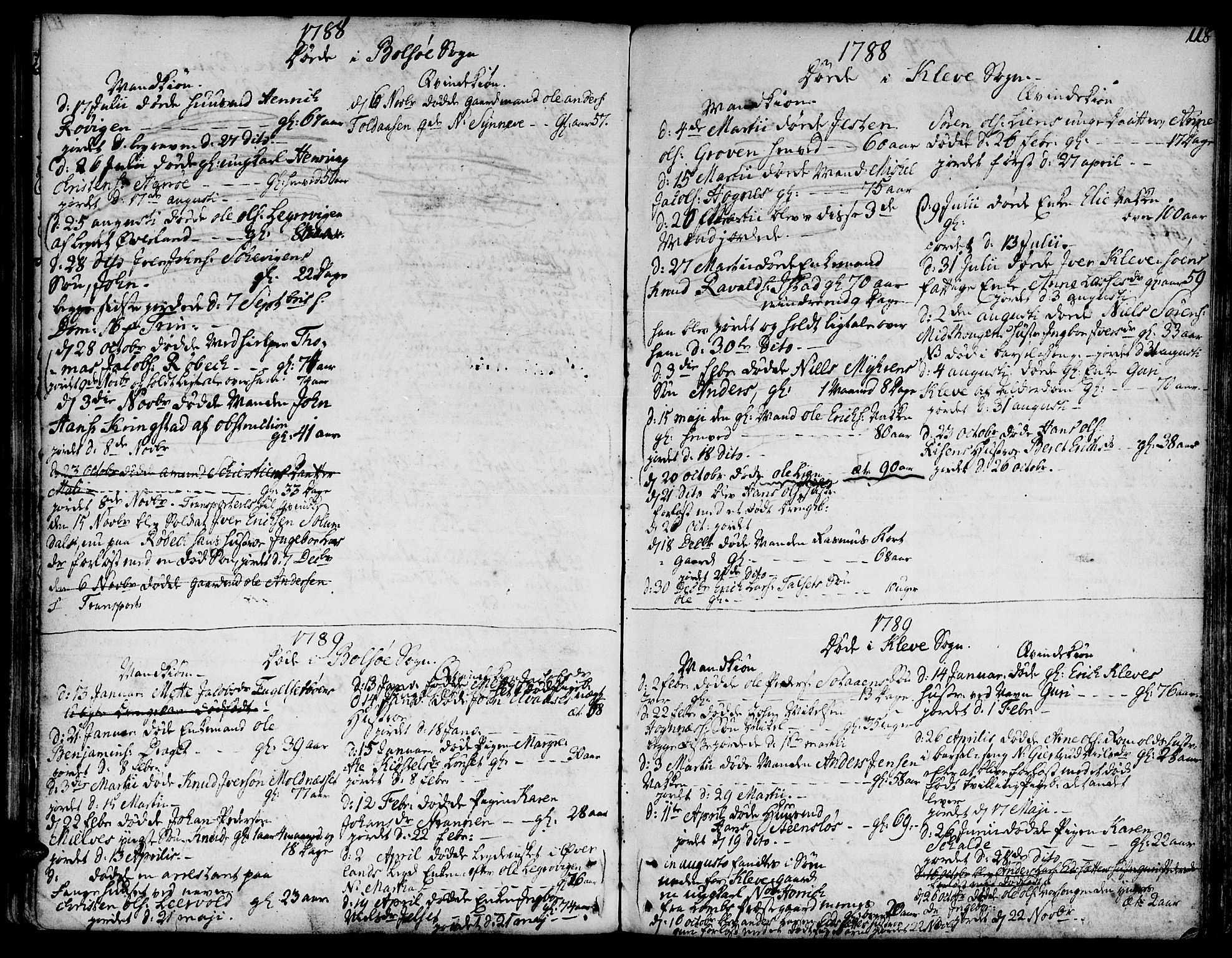 Ministerialprotokoller, klokkerbøker og fødselsregistre - Møre og Romsdal, SAT/A-1454/555/L0648: Parish register (official) no. 555A01, 1759-1793, p. 118