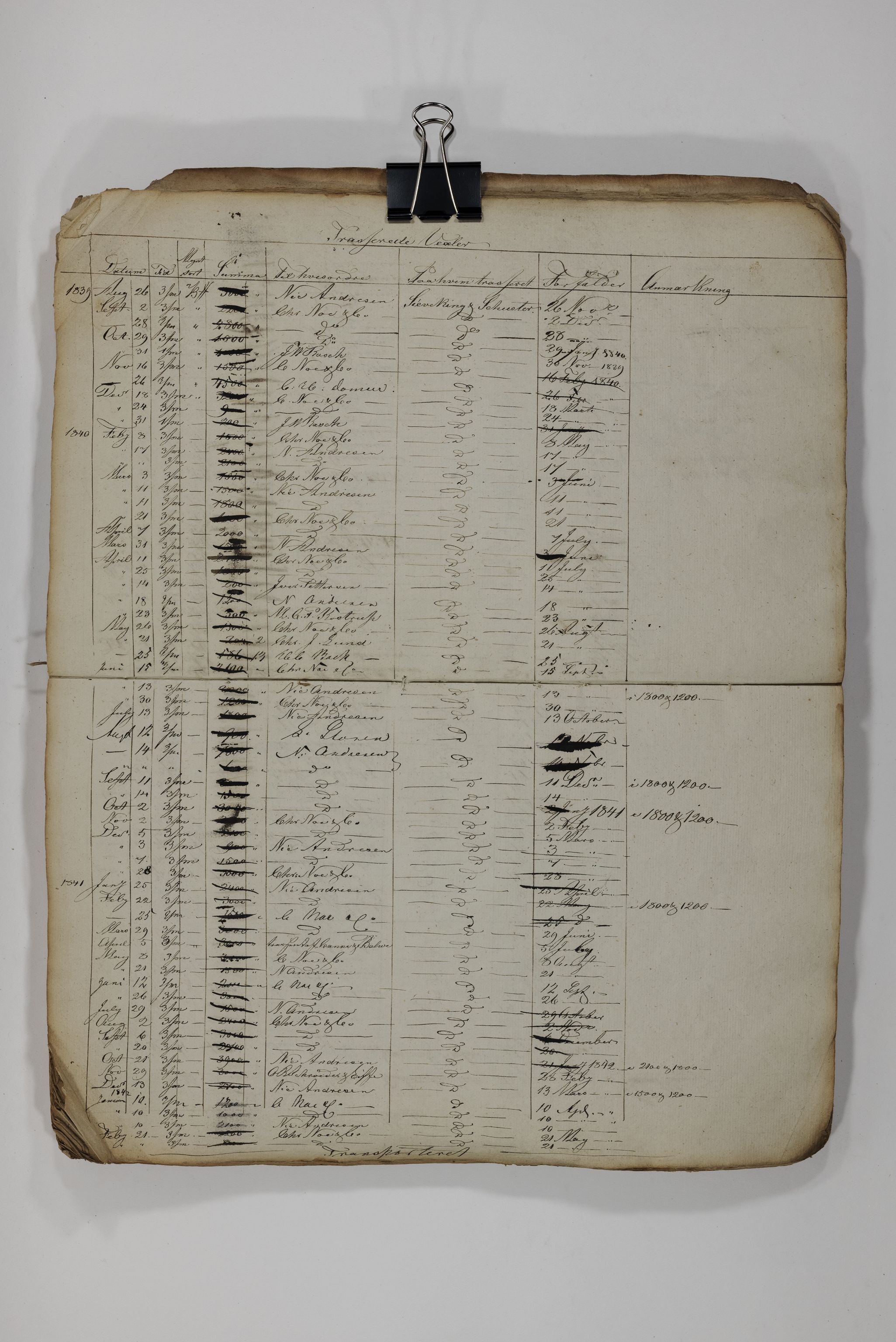 Blehr/ Kjellestad, TEMU/TGM-A-1212/R/Rl/L0011: Transferede veksler, 1836-1857, p. 18