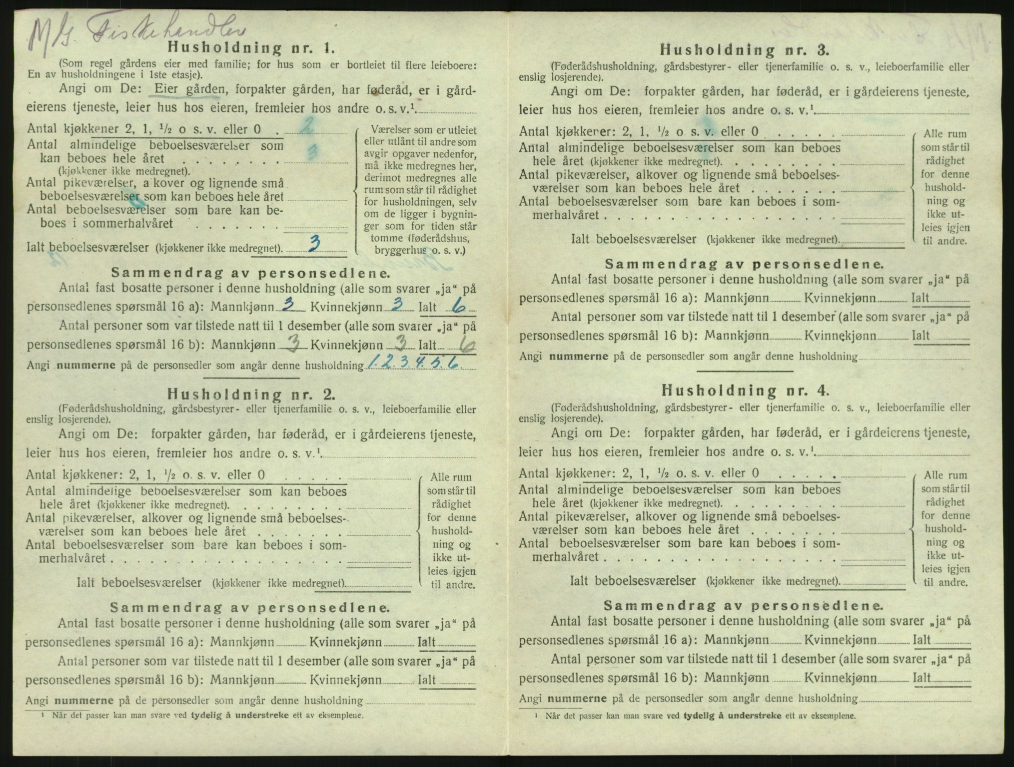 SAKO, 1920 census for Brunlanes, 1920, p. 1704