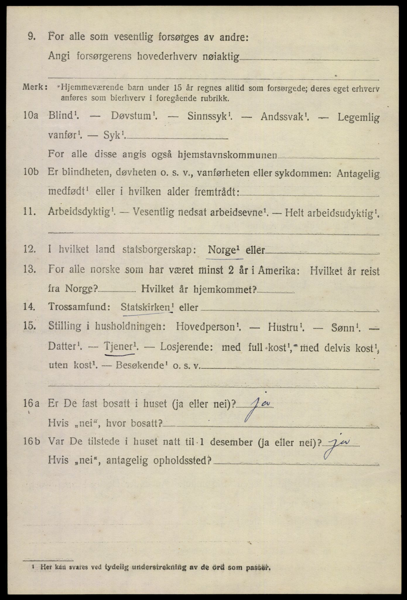 SAKO, 1920 census for Eidanger, 1920, p. 7503
