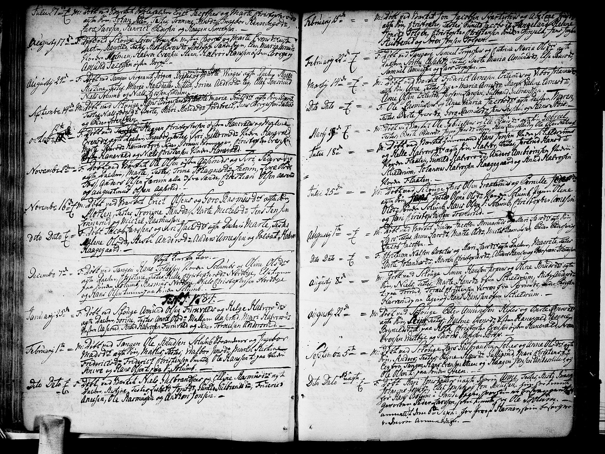 Skoger kirkebøker, AV/SAKO-A-59/F/Fa/L0001: Parish register (official) no. I 1, 1746-1814, p. 53