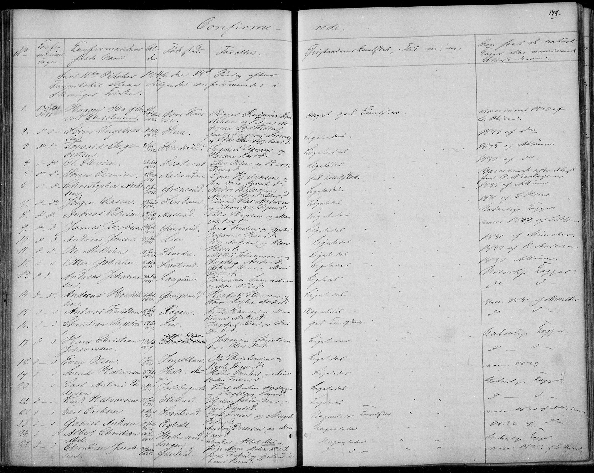 Skoger kirkebøker, AV/SAKO-A-59/F/Fa/L0003: Parish register (official) no. I 3, 1842-1861, p. 178