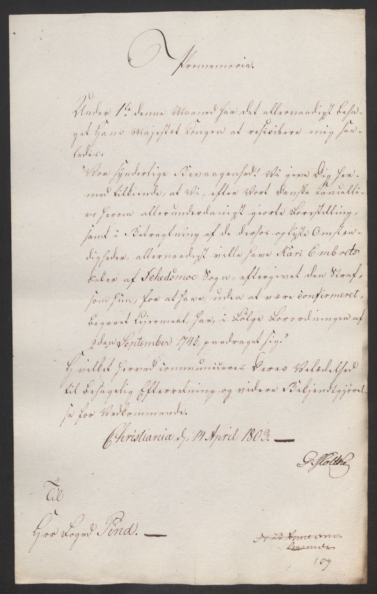 Rentekammeret inntil 1814, Reviderte regnskaper, Fogderegnskap, AV/RA-EA-4092/R11/L0679: Fogderegnskap Nedre Romerike, 1803, p. 199