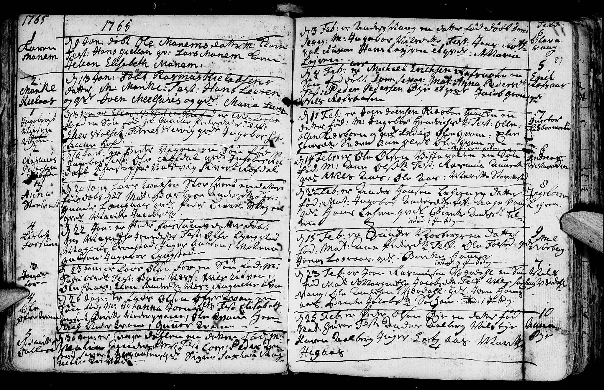 Ministerialprotokoller, klokkerbøker og fødselsregistre - Nord-Trøndelag, SAT/A-1458/730/L0273: Parish register (official) no. 730A02, 1762-1802, p. 89