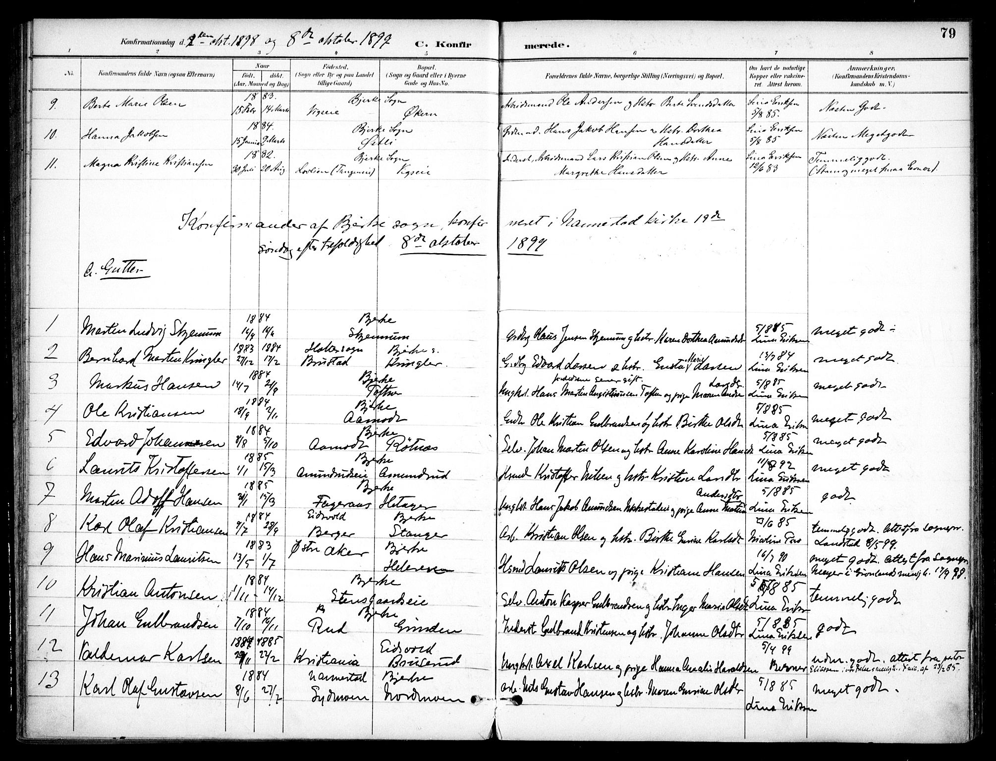 Nannestad prestekontor Kirkebøker, AV/SAO-A-10414a/F/Fc/L0002: Parish register (official) no. III 2, 1893-1907, p. 79