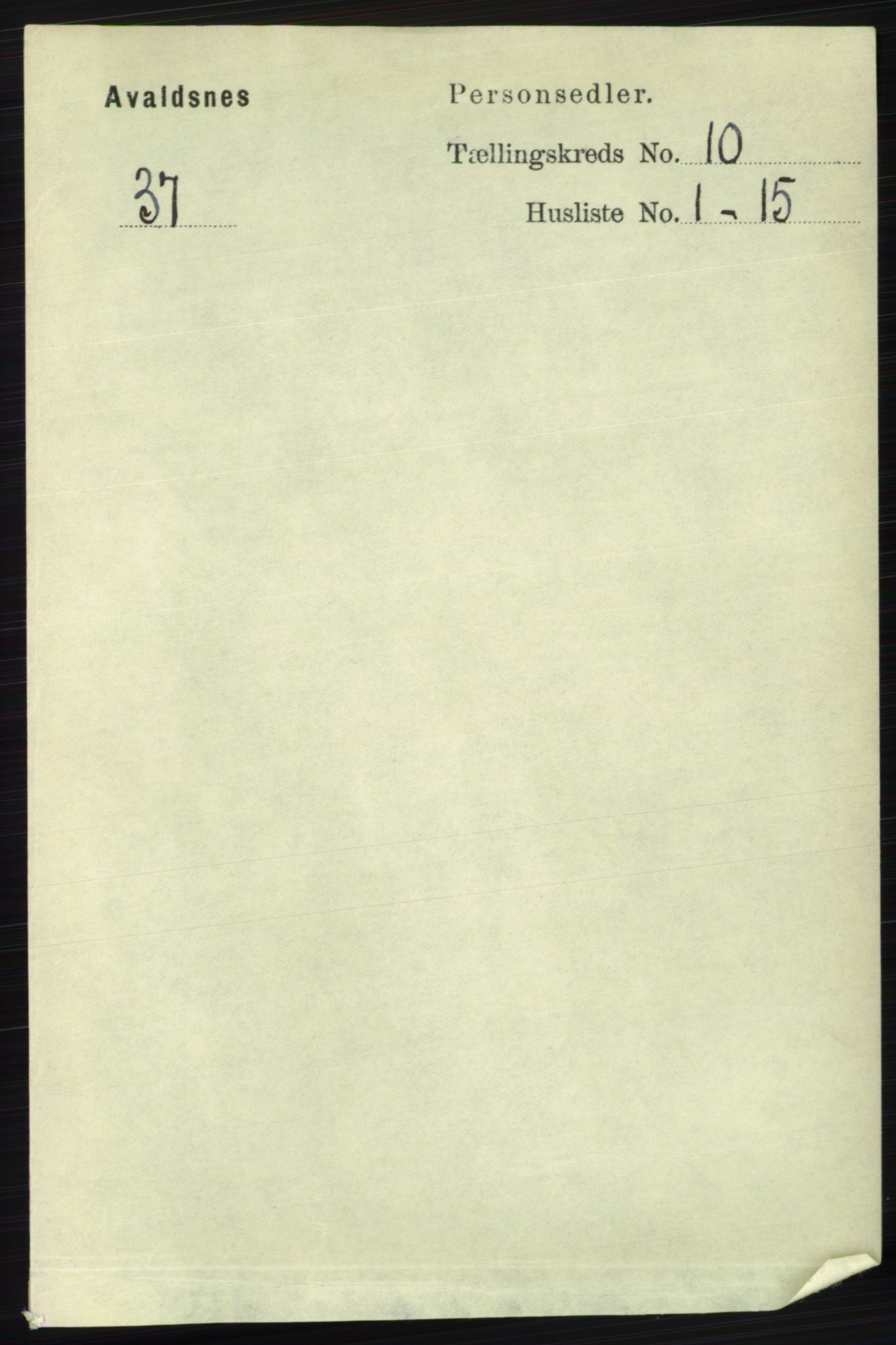 RA, 1891 census for 1147 Avaldsnes, 1891, p. 5790