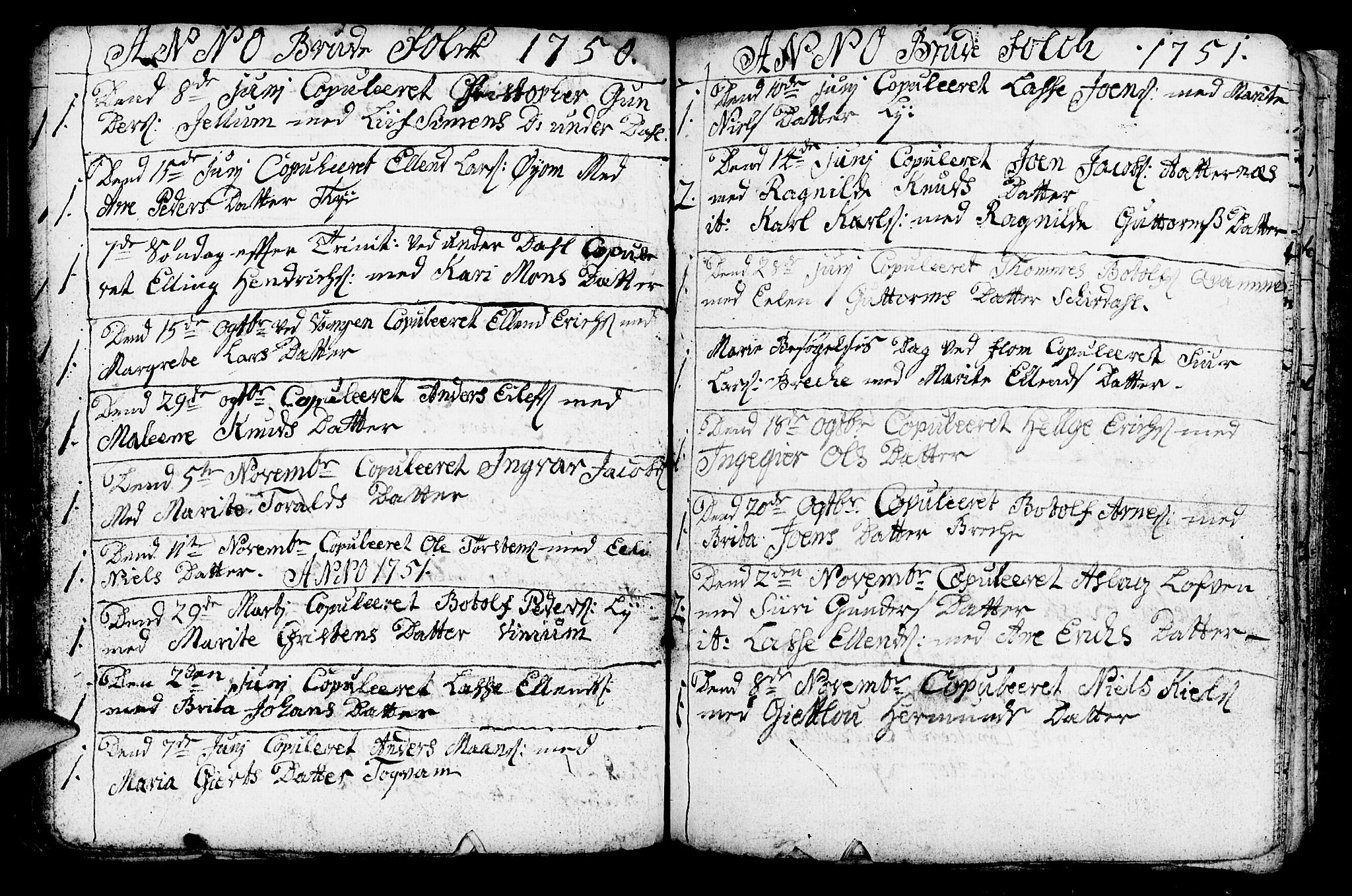 Aurland sokneprestembete, SAB/A-99937/H/Ha/Haa/L0003: Parish register (official) no. A 3, 1735-1761, p. 194
