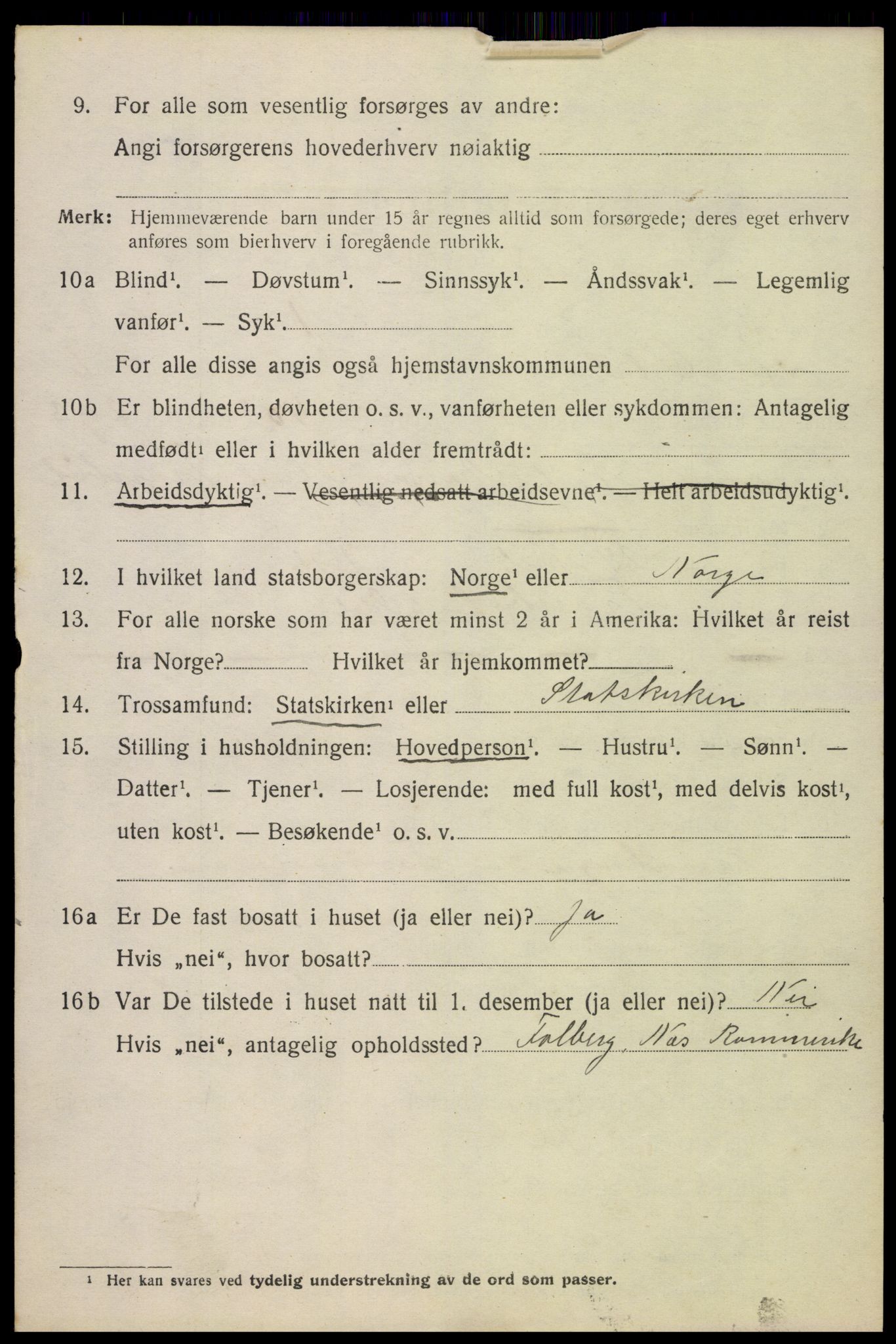 SAH, 1920 census for Sør-Odal, 1920, p. 6666