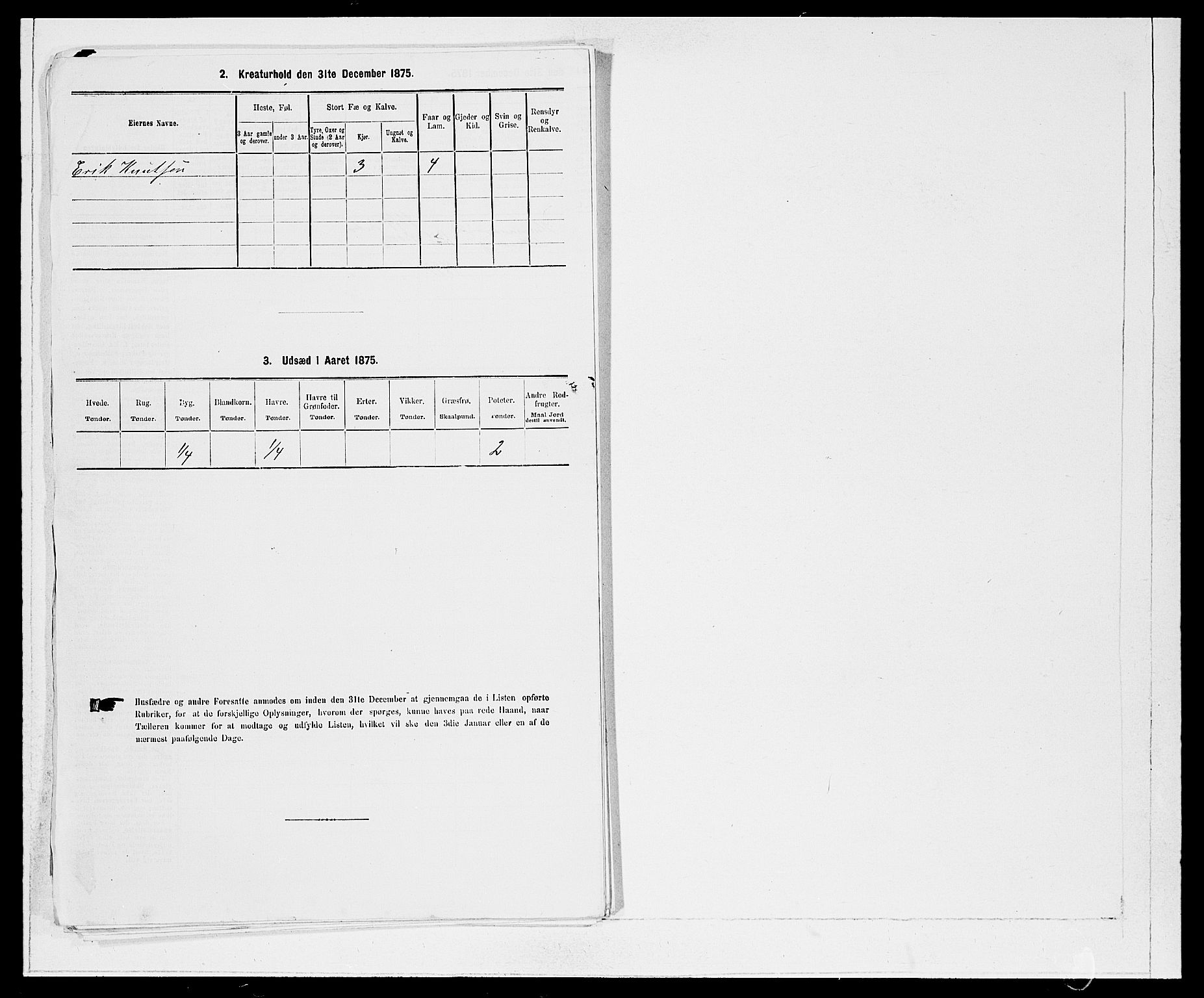 SAB, 1875 Census for 1445P Gloppen, 1875, p. 1185