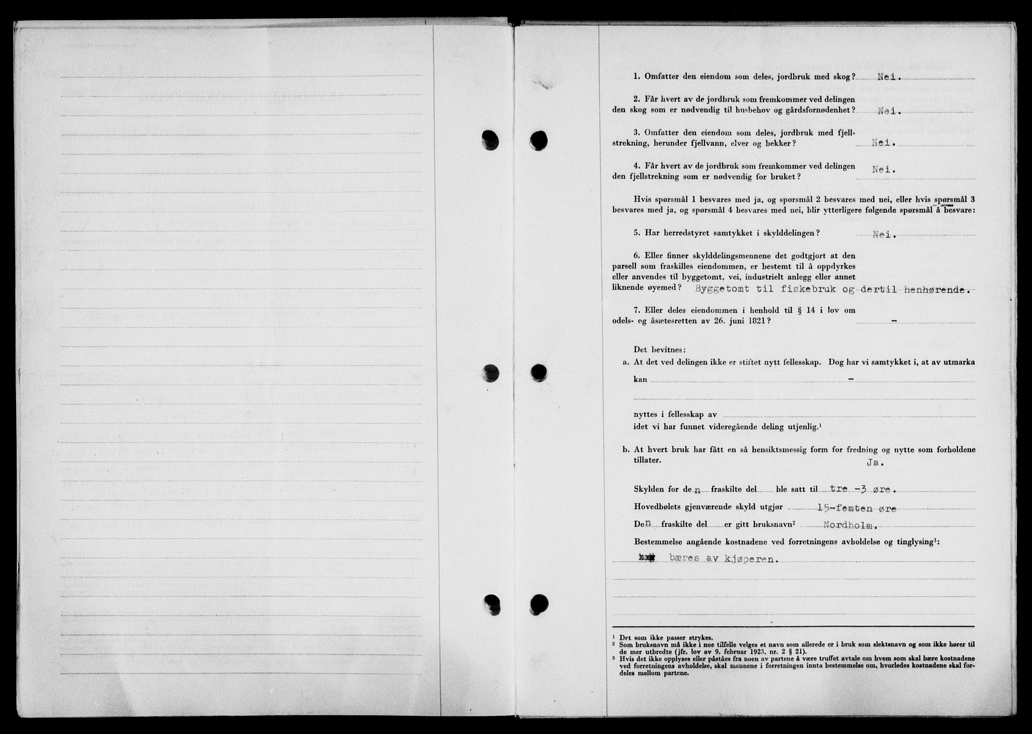 Lofoten sorenskriveri, SAT/A-0017/1/2/2C/L0023a: Mortgage book no. 23a, 1950-1950, Diary no: : 439/1950