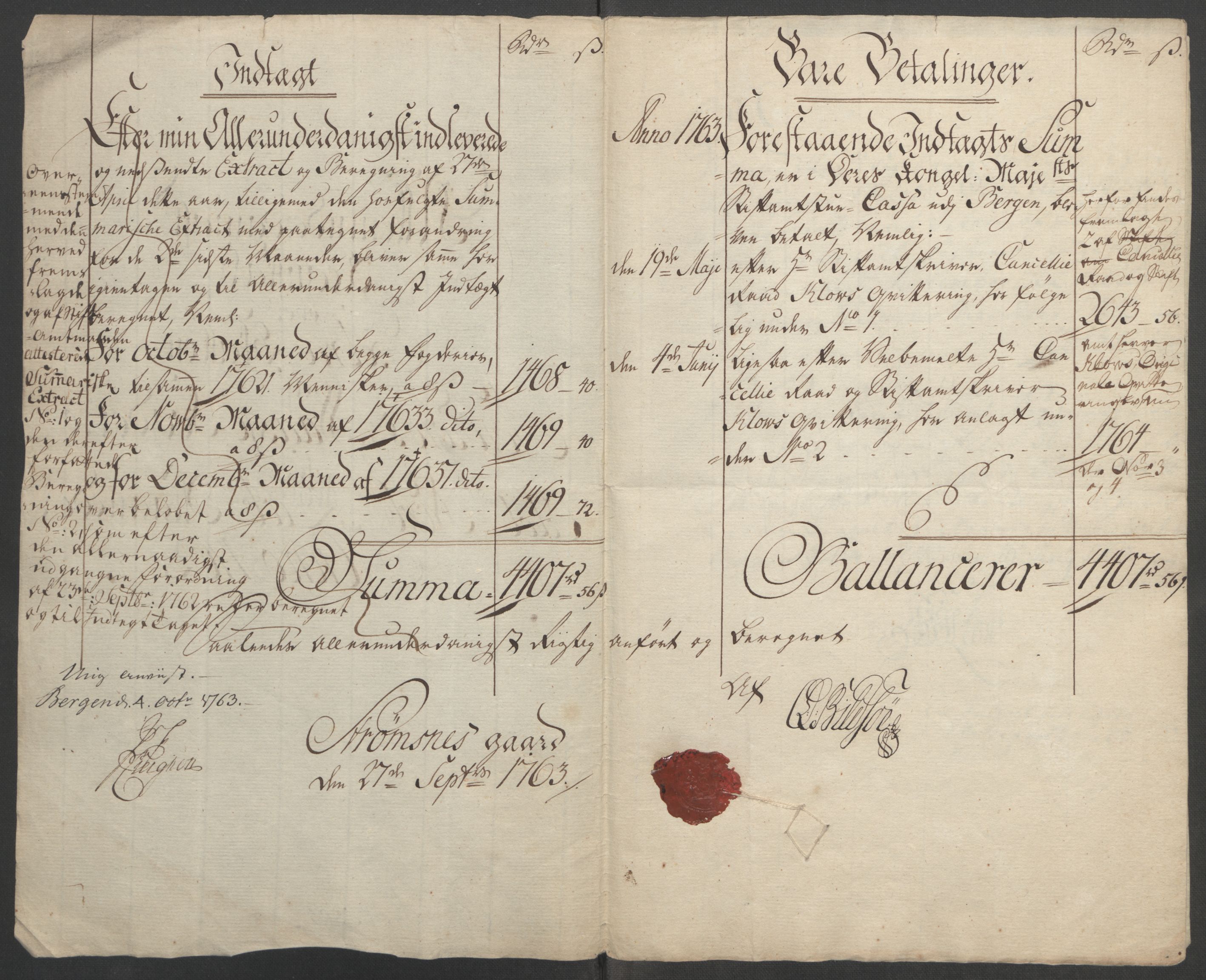 Rentekammeret inntil 1814, Reviderte regnskaper, Fogderegnskap, AV/RA-EA-4092/R51/L3303: Ekstraskatten Nordhordland og Voss, 1762-1772, p. 6