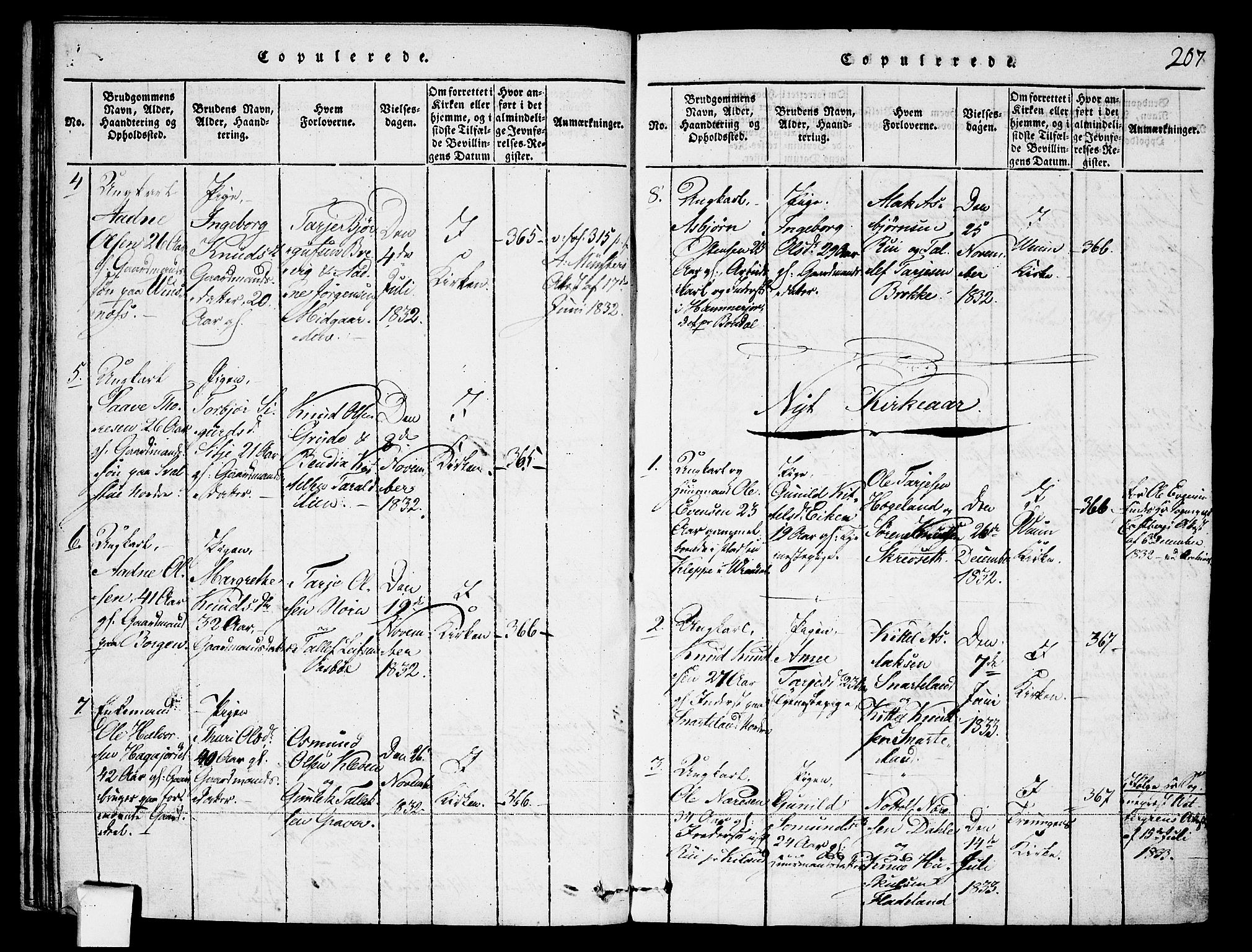 Fyresdal kirkebøker, SAKO/A-263/F/Fa/L0003: Parish register (official) no. I 3, 1815-1840, p. 207
