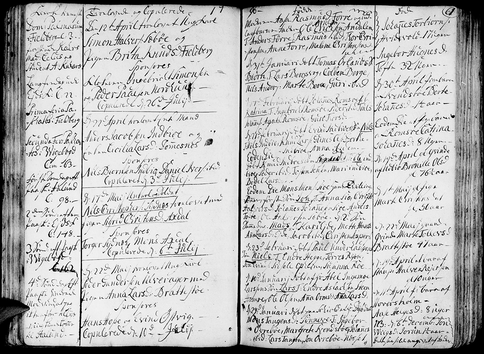 Fjelberg sokneprestembete, SAB/A-75201/H/Haa: Parish register (official) no. A 3, 1788-1815, p. 61