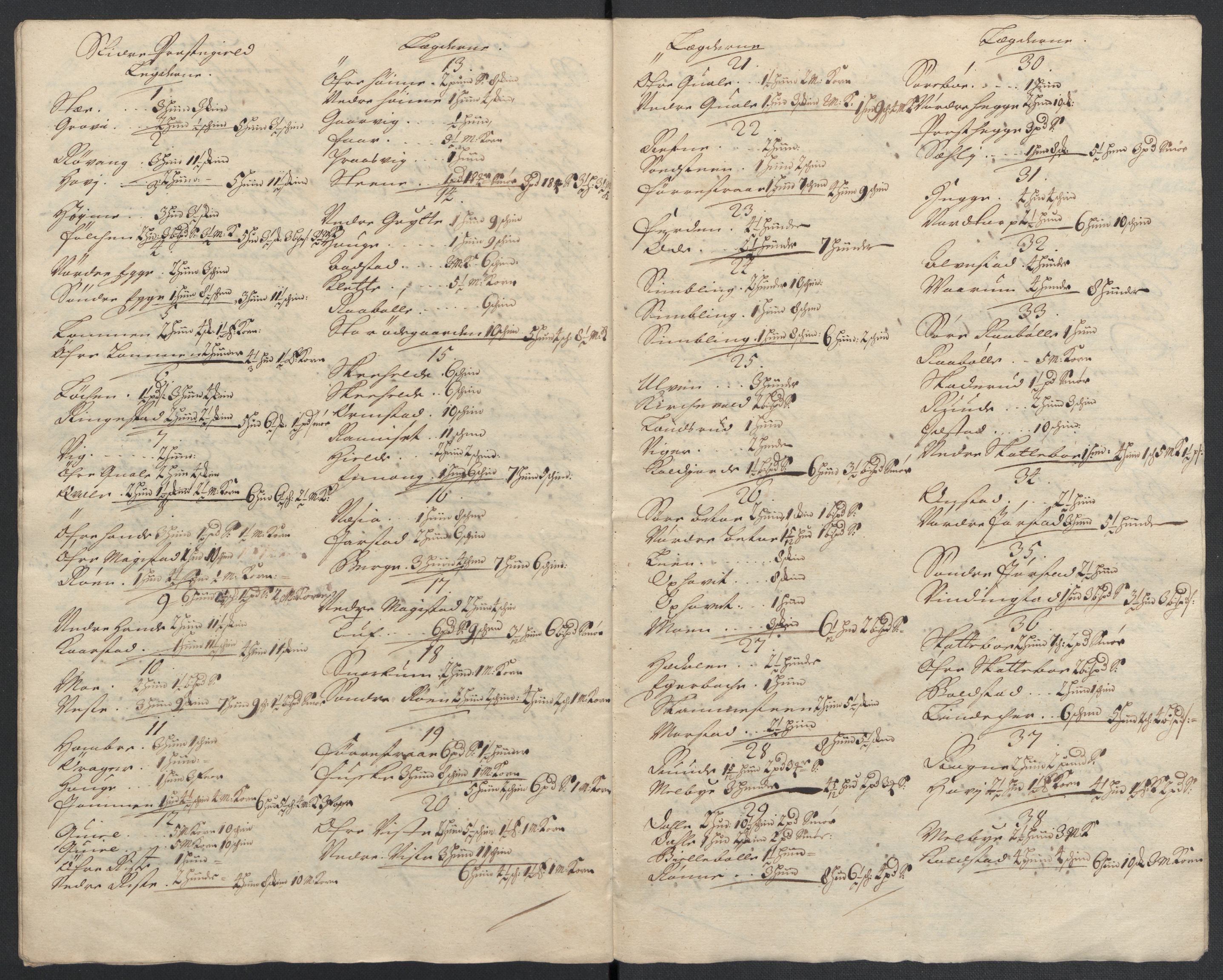 Rentekammeret inntil 1814, Reviderte regnskaper, Fogderegnskap, AV/RA-EA-4092/R18/L1303: Fogderegnskap Hadeland, Toten og Valdres, 1705, p. 24