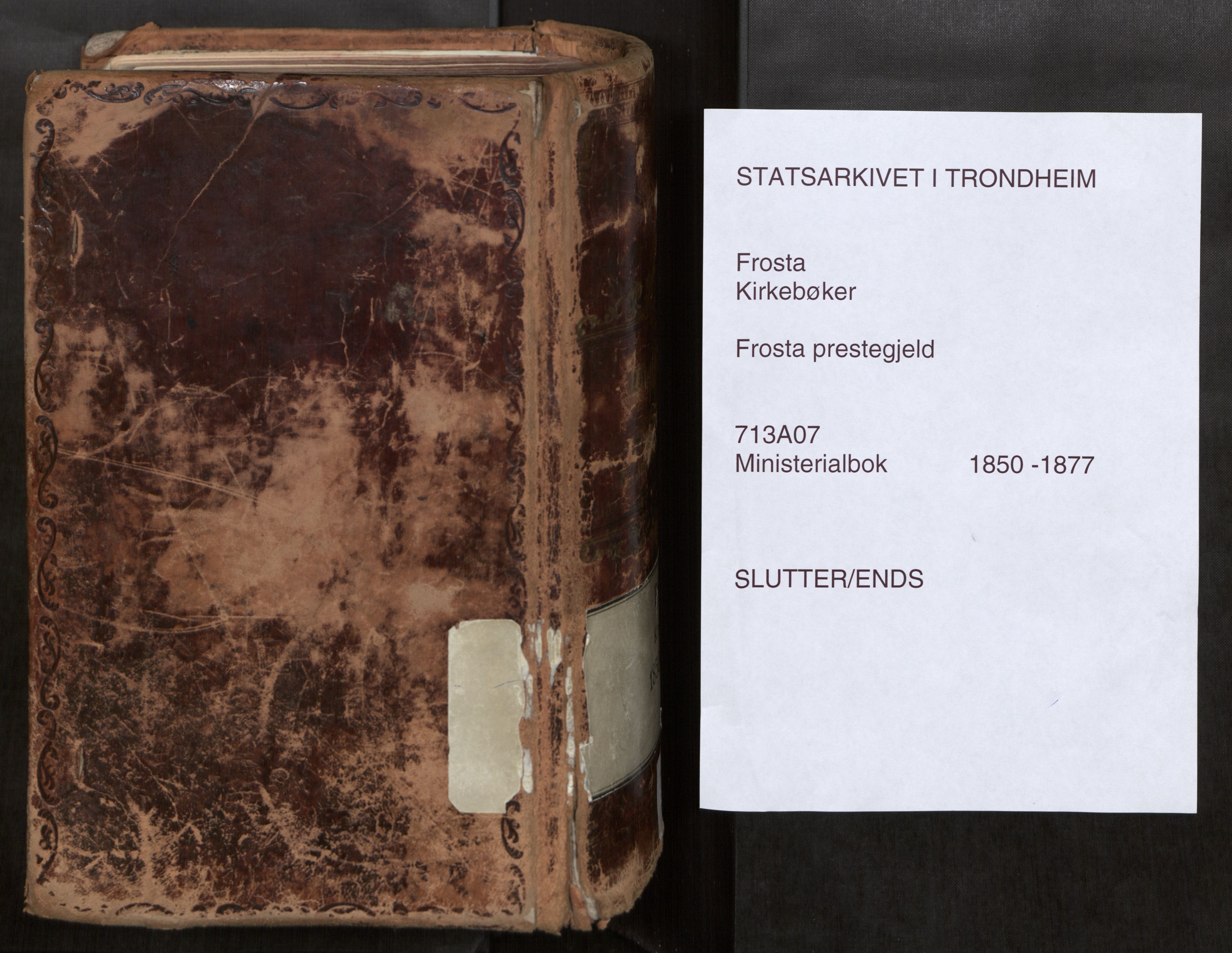 Ministerialprotokoller, klokkerbøker og fødselsregistre - Nord-Trøndelag, AV/SAT-A-1458/713/L0116: Parish register (official) no. 713A07, 1850-1877