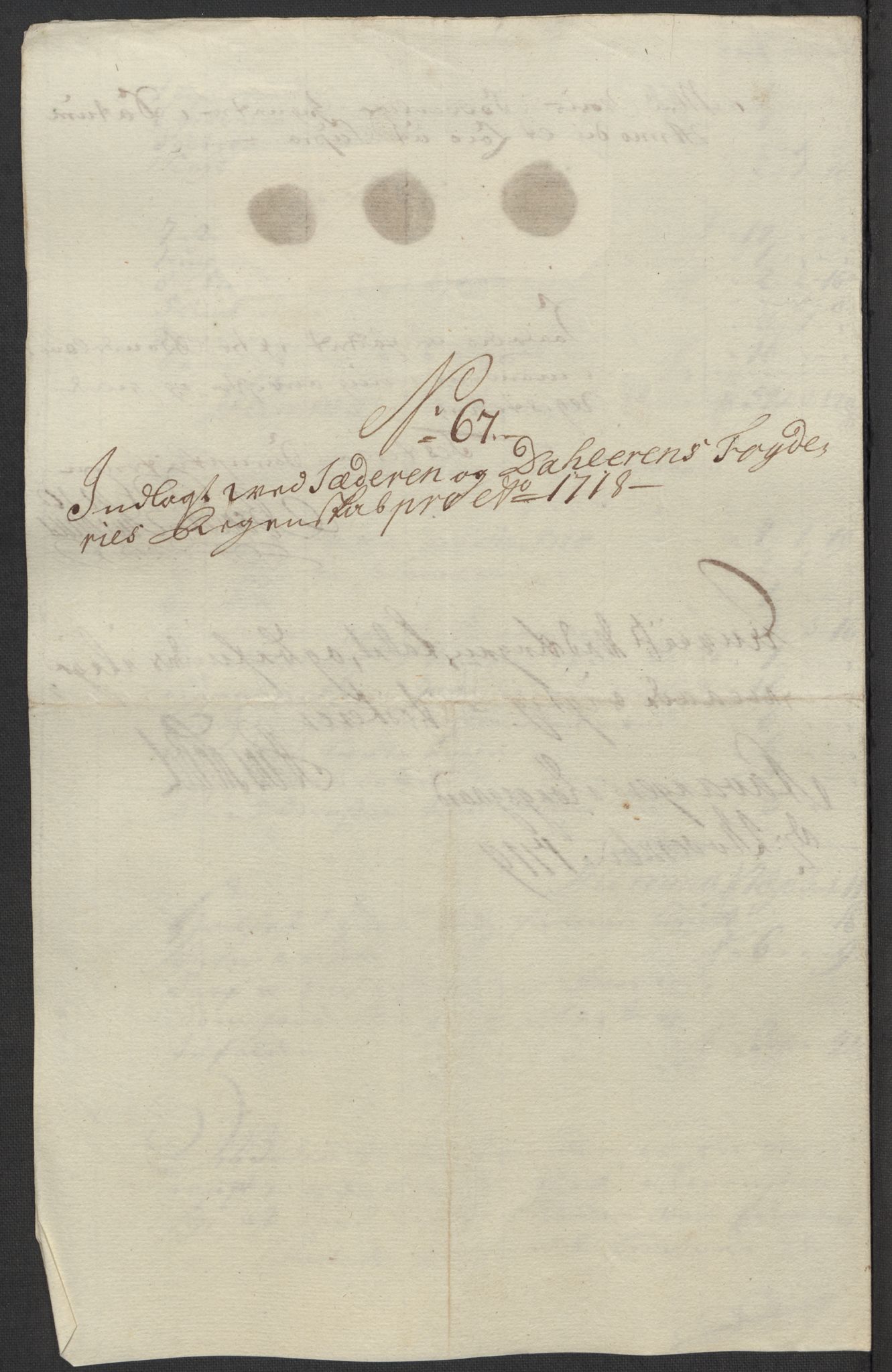 Rentekammeret inntil 1814, Reviderte regnskaper, Fogderegnskap, AV/RA-EA-4092/R46/L2743: Fogderegnskap Jæren og Dalane, 1718, p. 286