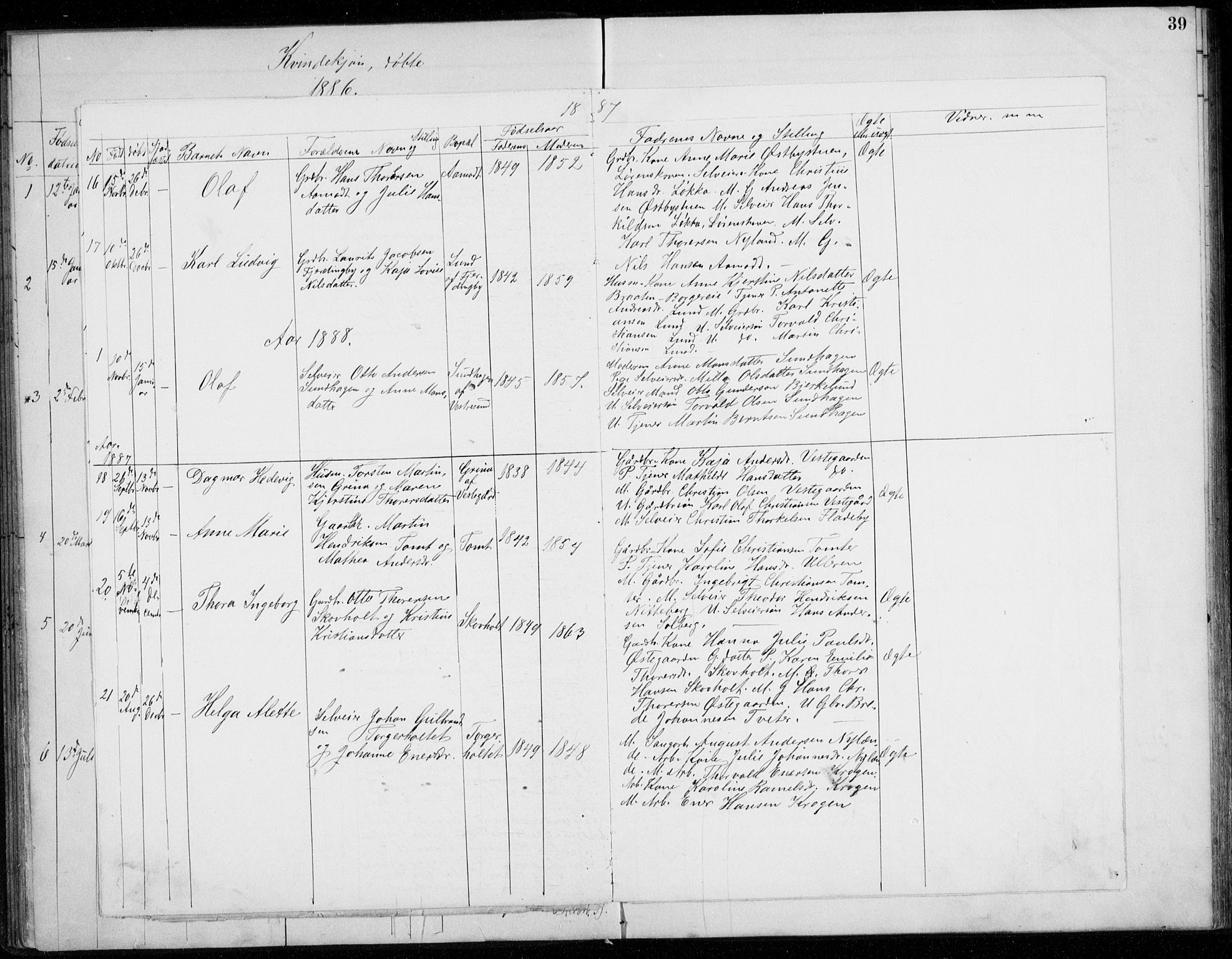 Fet prestekontor Kirkebøker, AV/SAO-A-10370a/G/Gb/L0002: Parish register (copy) no. II 2, 1878-1911
