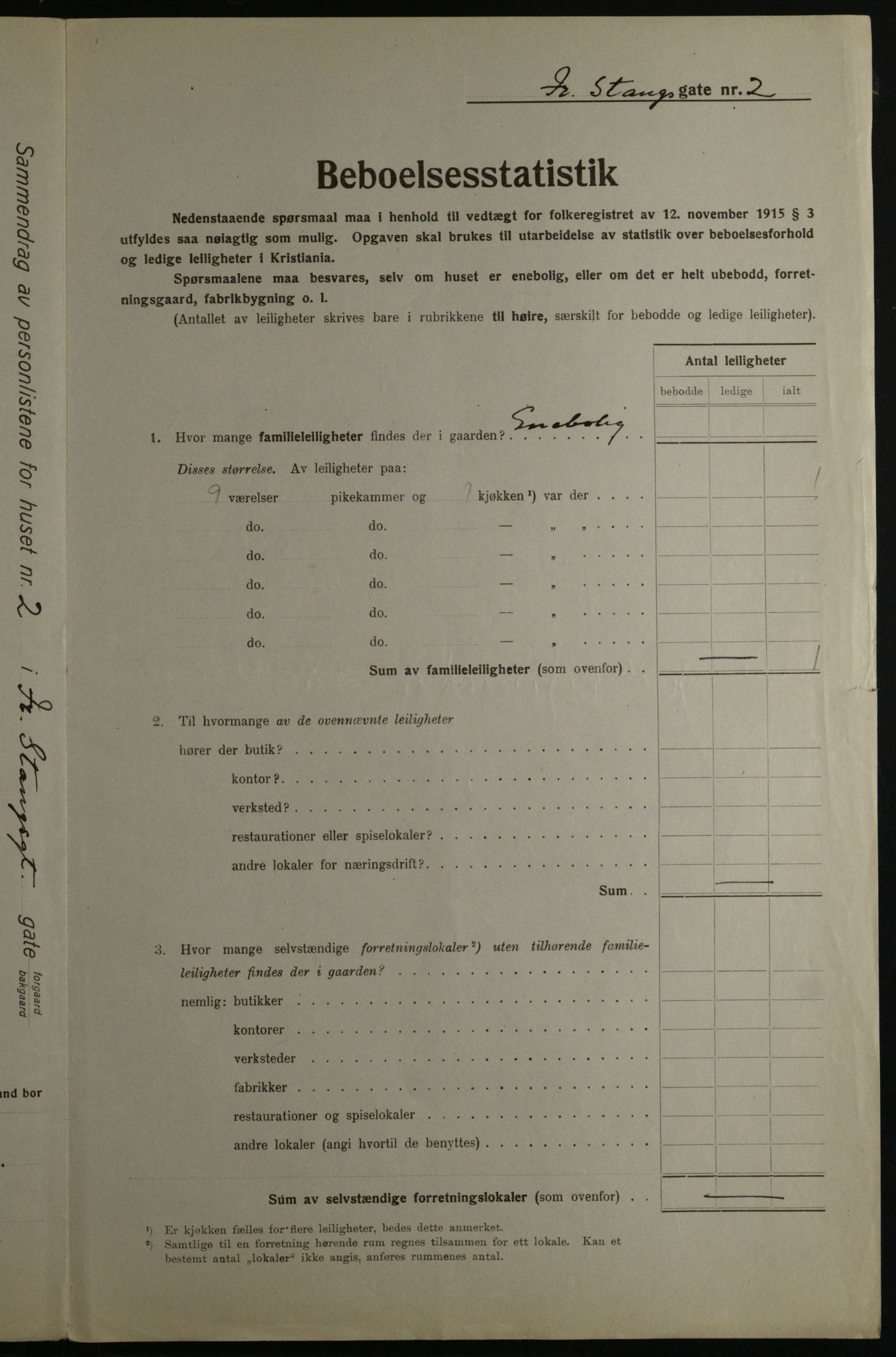 OBA, Municipal Census 1923 for Kristiania, 1923, p. 29726