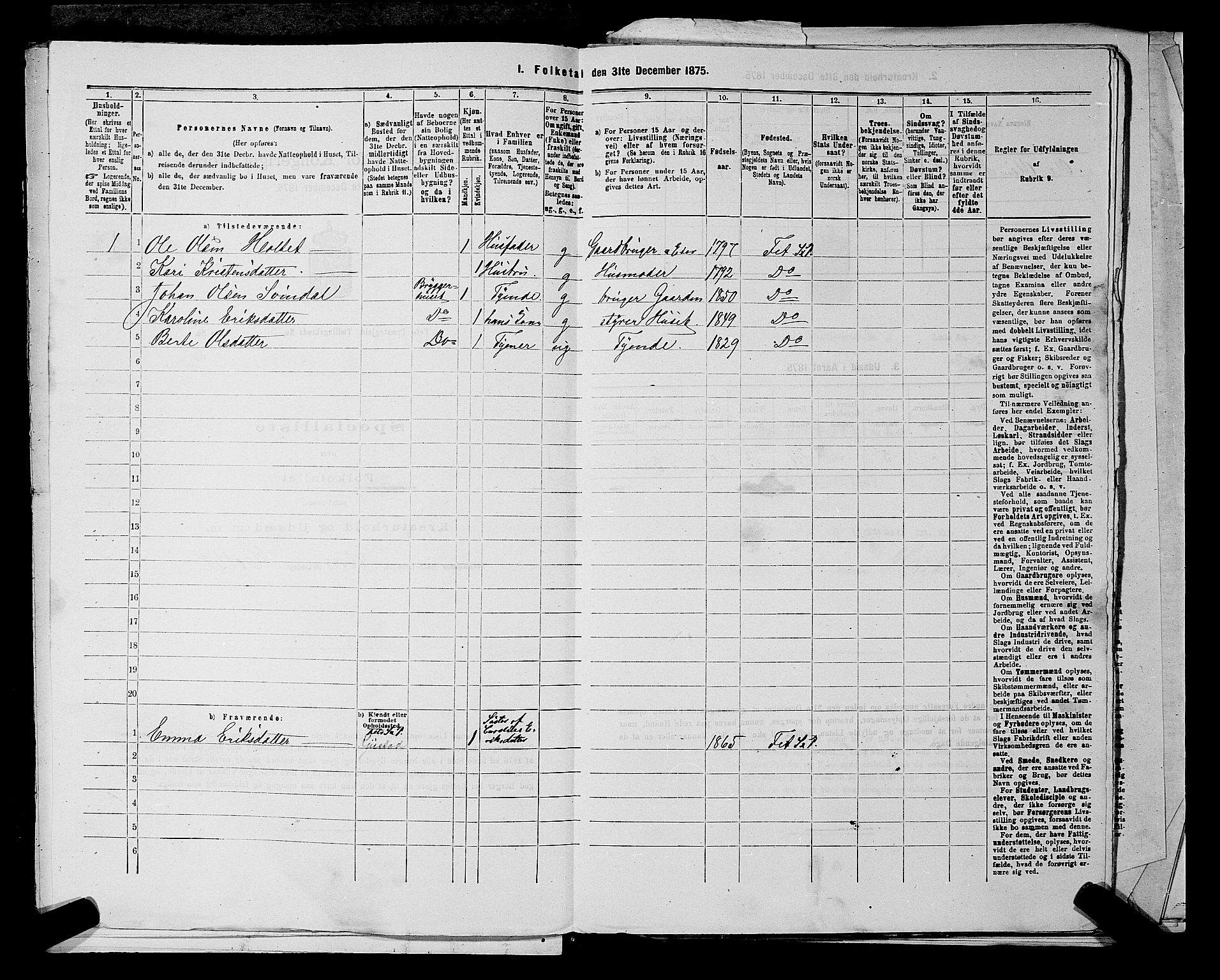 RA, 1875 census for 0227P Fet, 1875, p. 789