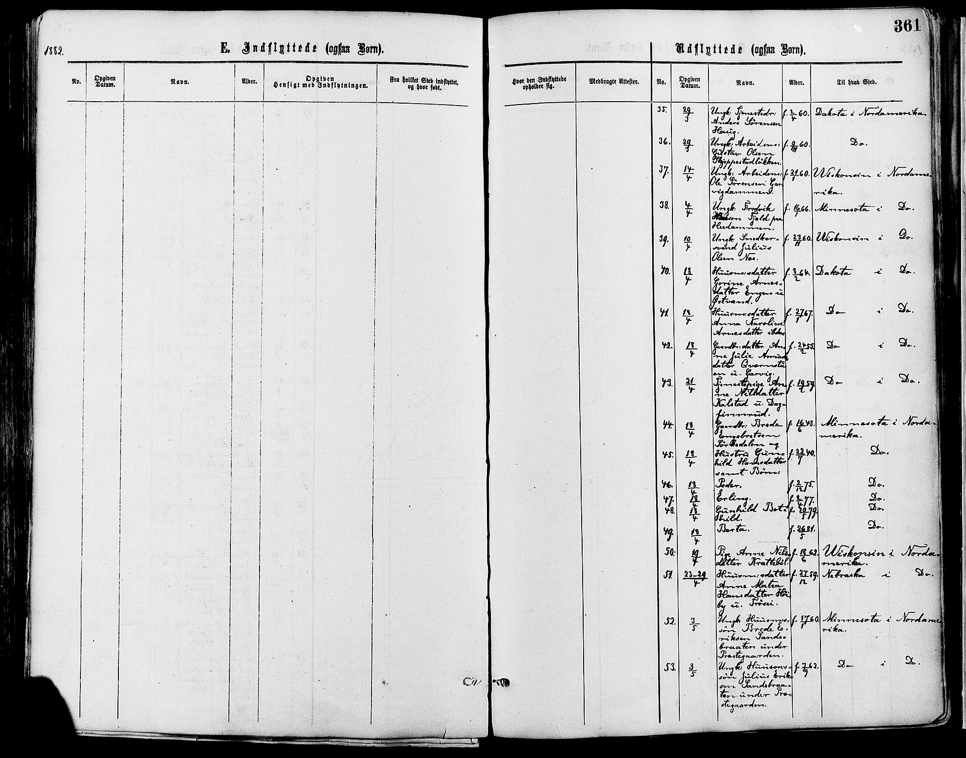 Nord-Odal prestekontor, SAH/PREST-032/H/Ha/Haa/L0005: Parish register (official) no. 5, 1874-1885, p. 361