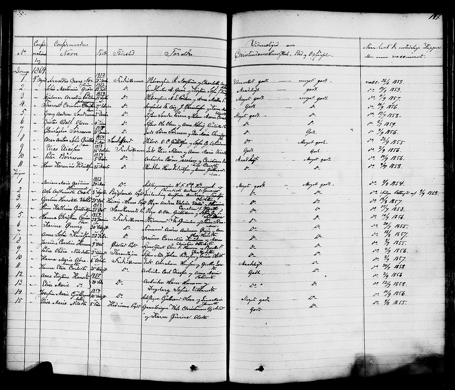 Stavern kirkebøker, AV/SAKO-A-318/F/Fa/L0007: Parish register (official) no. 7, 1840-1877, p. 197