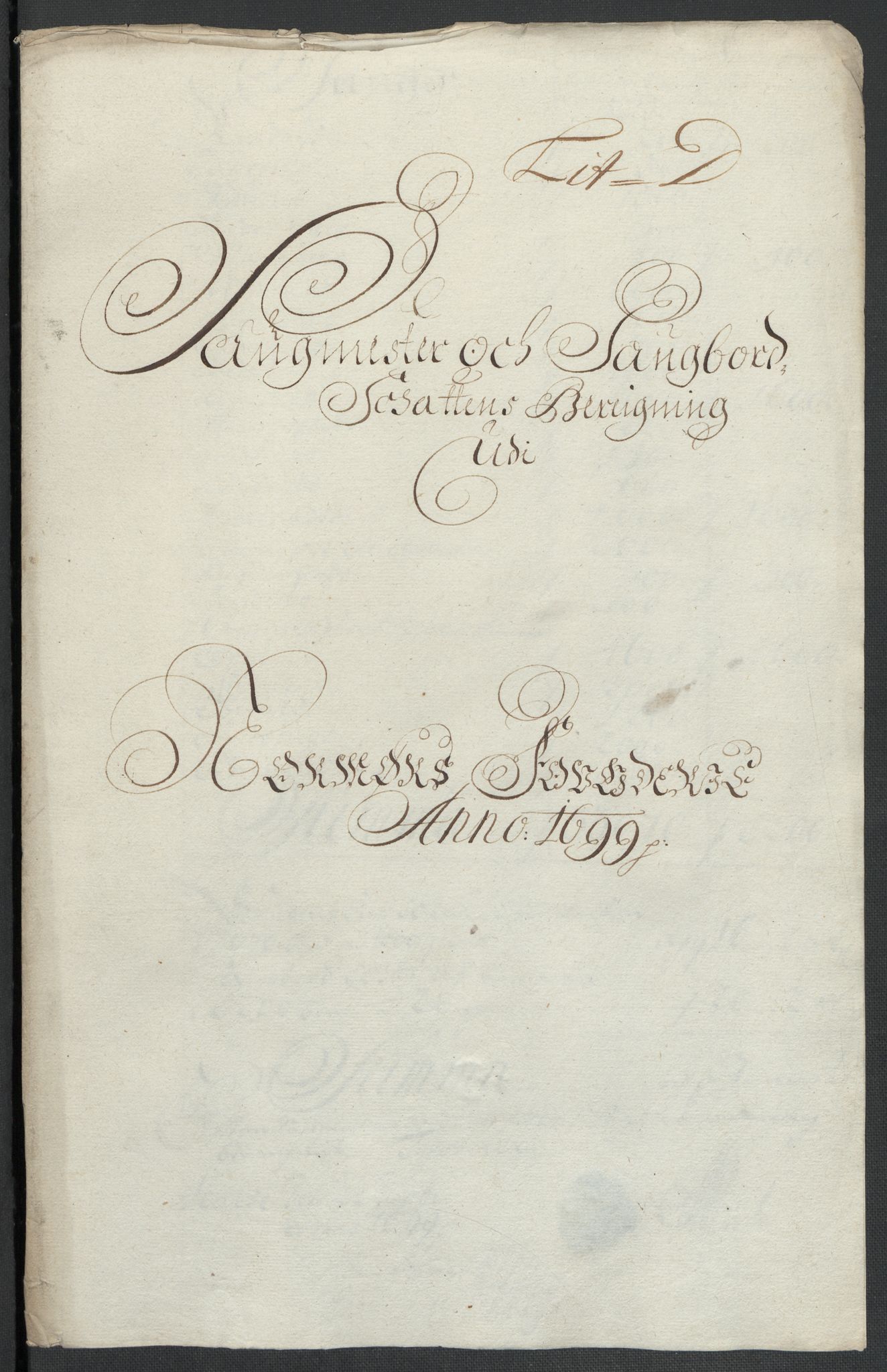 Rentekammeret inntil 1814, Reviderte regnskaper, Fogderegnskap, RA/EA-4092/R56/L3738: Fogderegnskap Nordmøre, 1699, p. 79