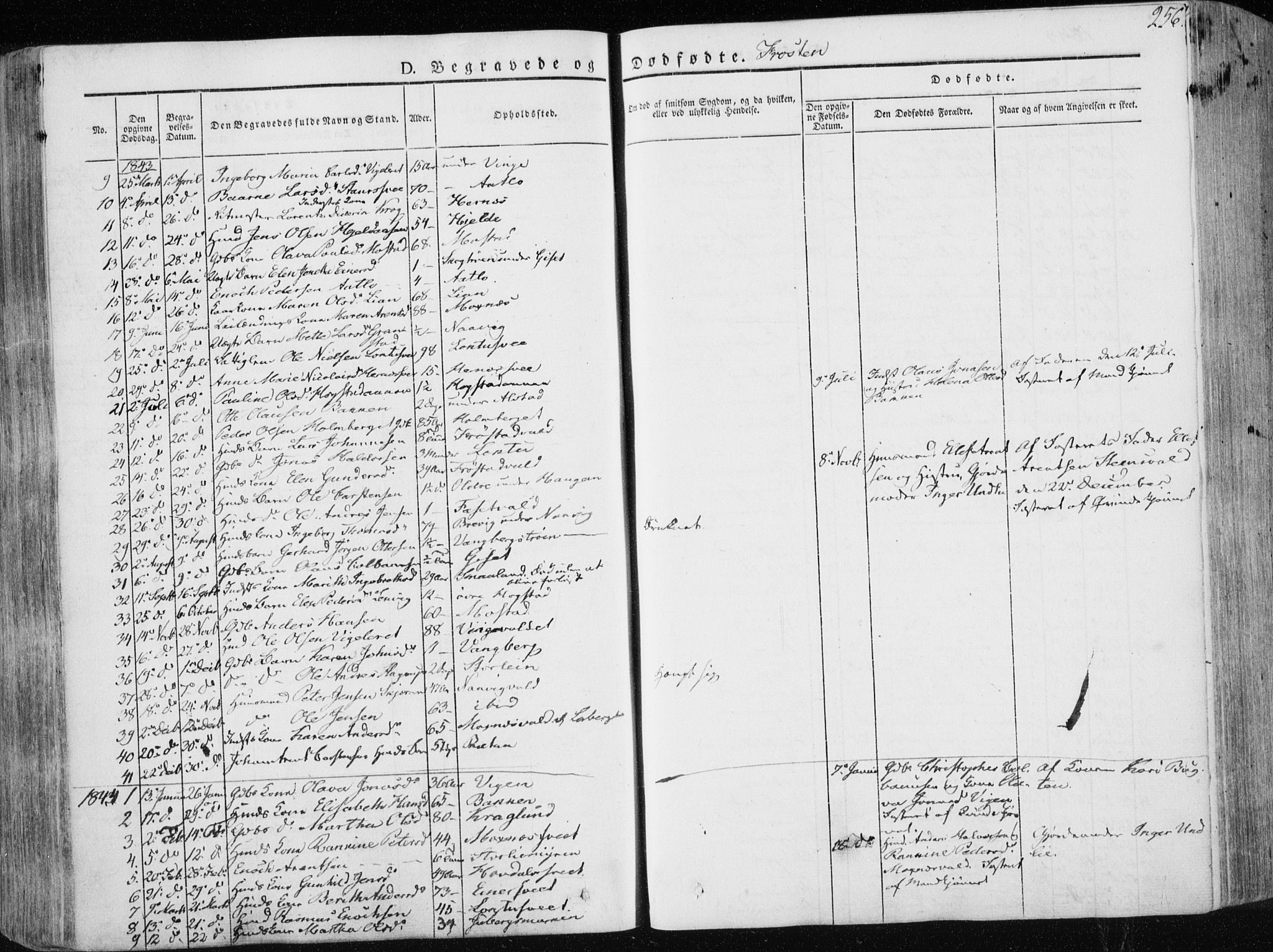 Ministerialprotokoller, klokkerbøker og fødselsregistre - Nord-Trøndelag, AV/SAT-A-1458/713/L0115: Parish register (official) no. 713A06, 1838-1851, p. 256