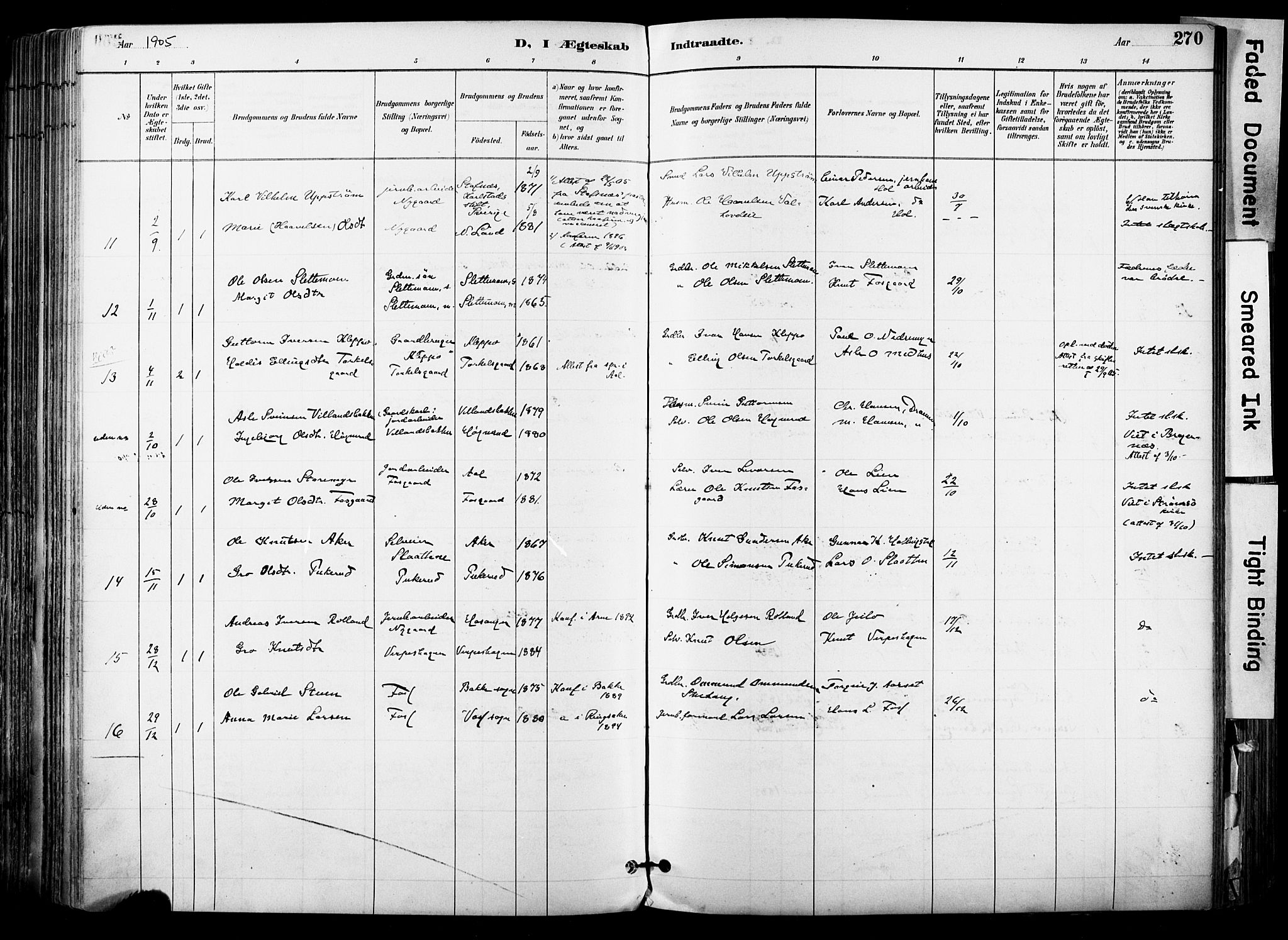 Hol kirkebøker, AV/SAKO-A-227/F/Fa/L0003: Parish register (official) no. I 3, 1887-1918, p. 270