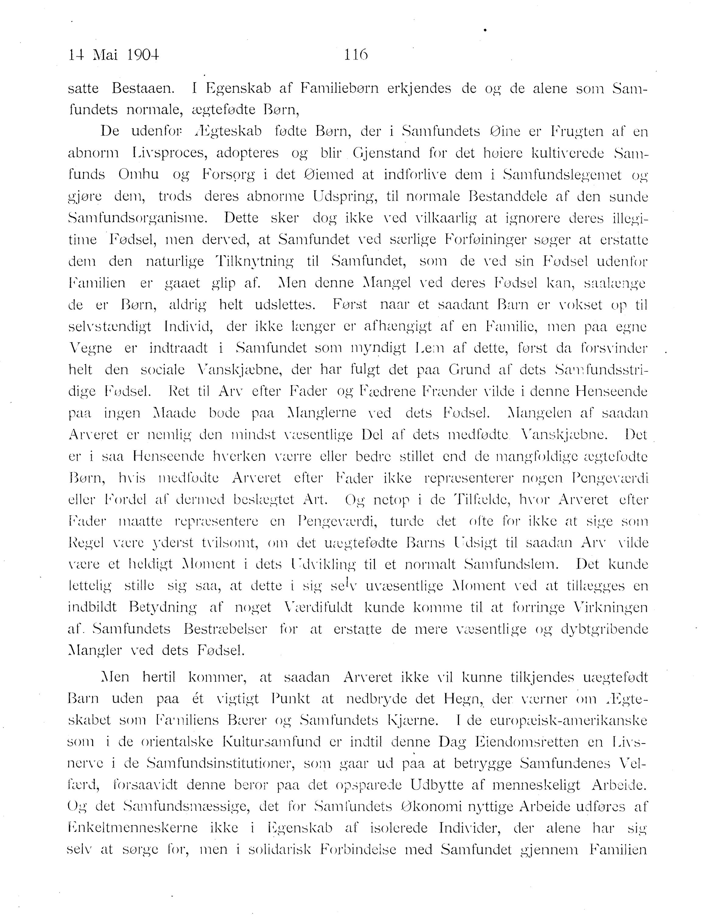 Nordland Fylkeskommune. Fylkestinget, AIN/NFK-17/176/A/Ac/L0027: Fylkestingsforhandlinger 1904, 1904