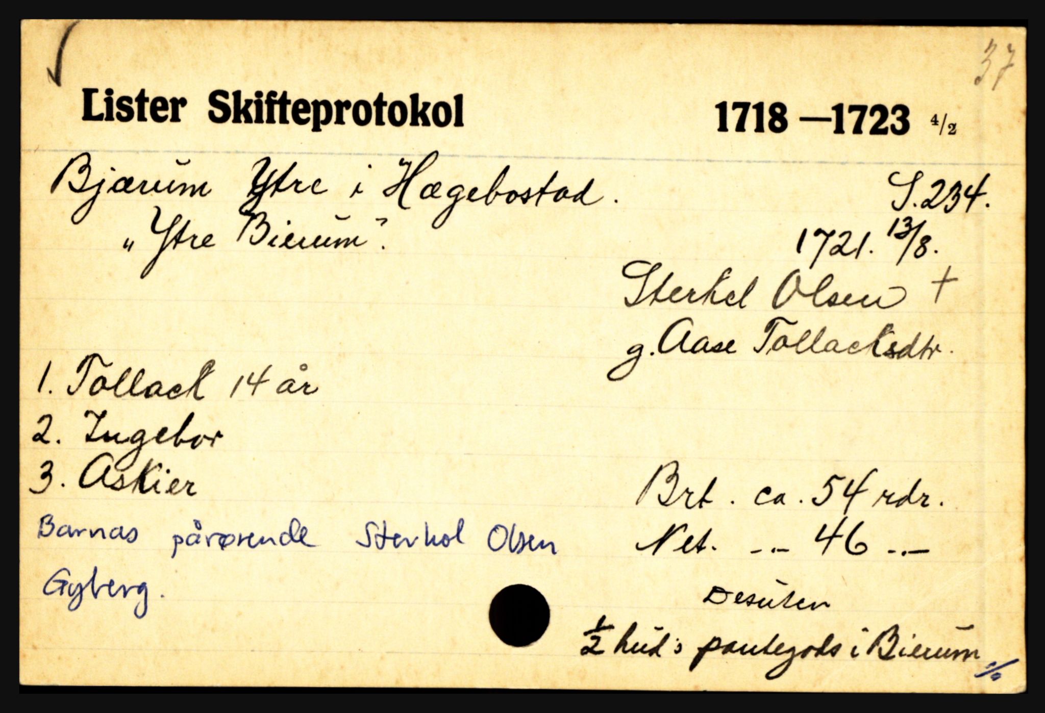 Lister sorenskriveri, AV/SAK-1221-0003/H, p. 2489