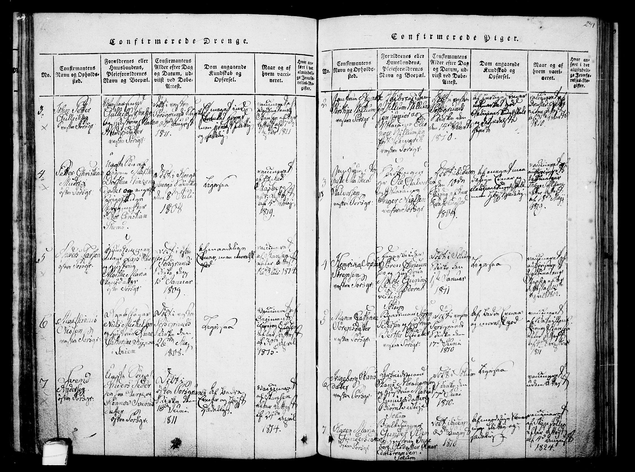 Porsgrunn kirkebøker , SAKO/A-104/F/Fa/L0004: Parish register (official) no. 4, 1814-1828, p. 271