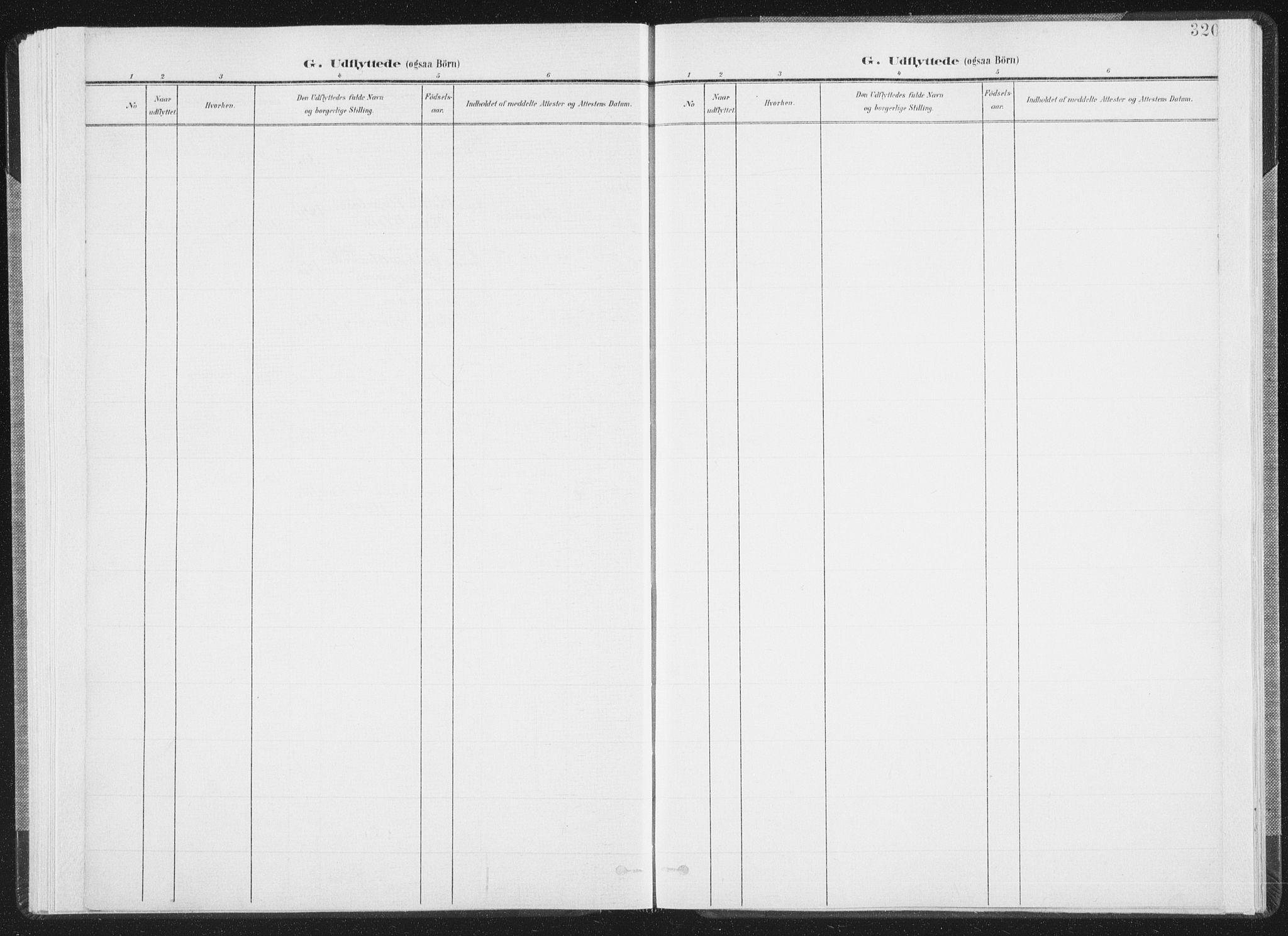 Ministerialprotokoller, klokkerbøker og fødselsregistre - Nordland, AV/SAT-A-1459/805/L0103: Parish register (official) no. 805A08II, 1900-1909, p. 320